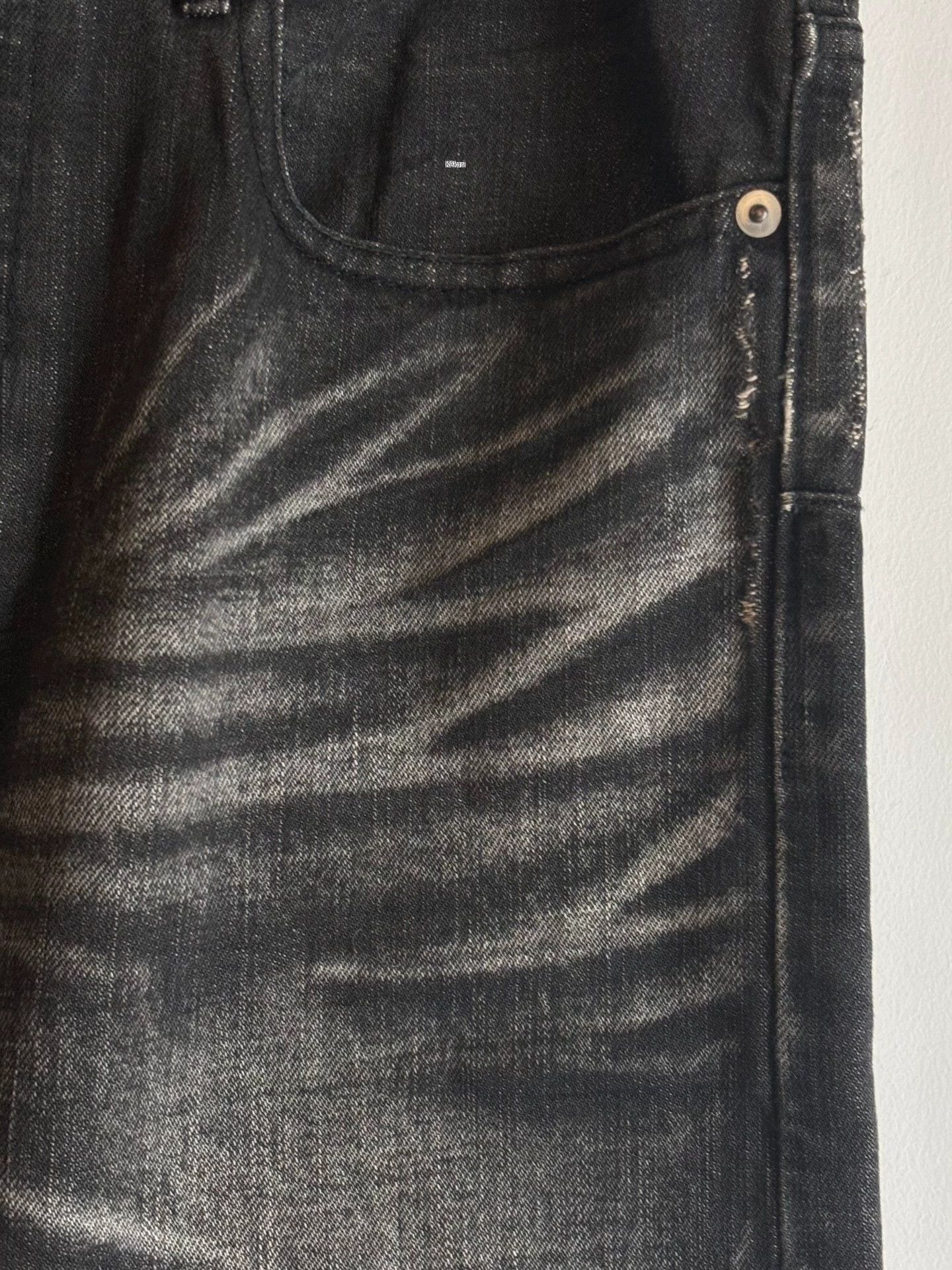 Dior Black Denim Straight-Leg Jeans Size 32 Size US 32 / EU 48 - 2 Thumbnail