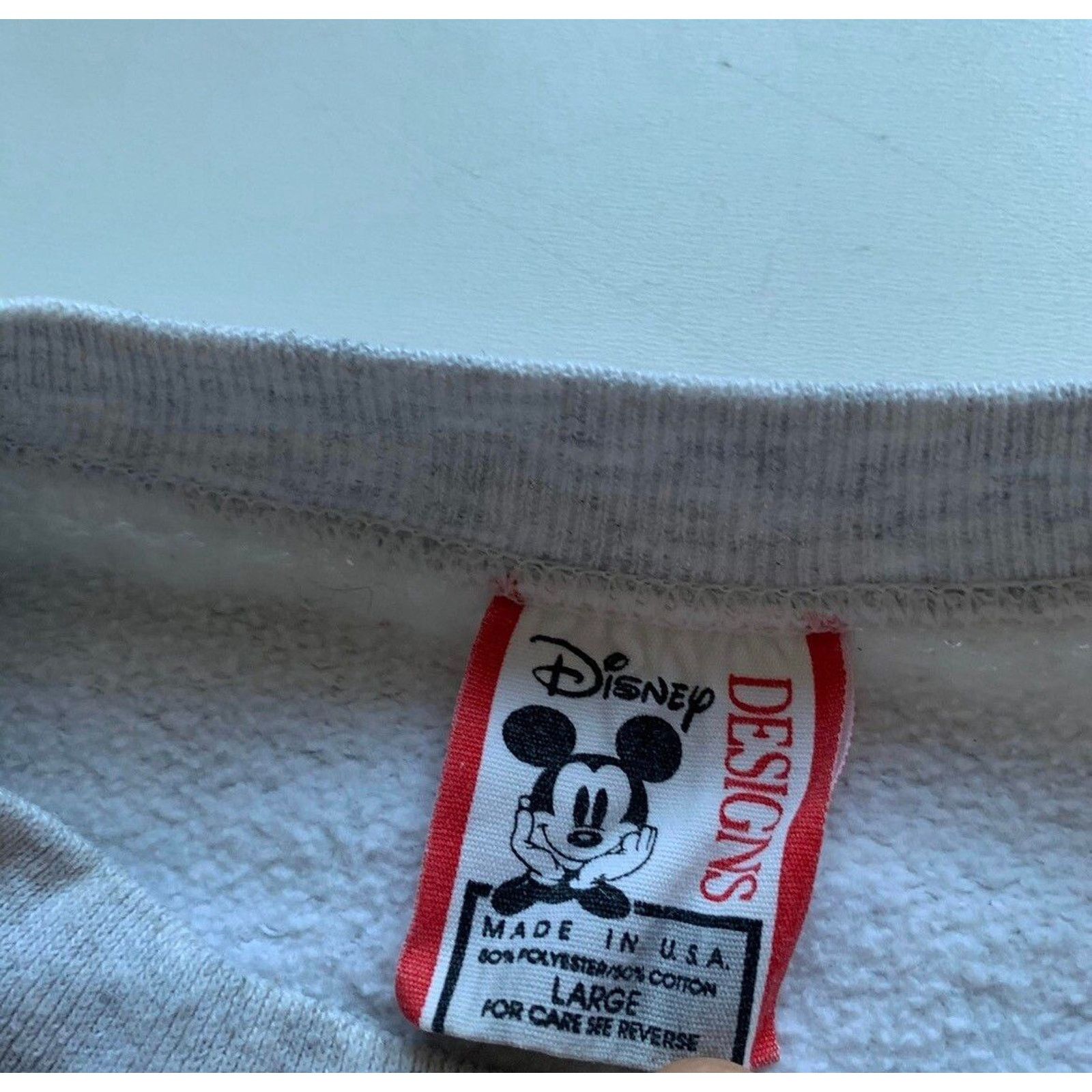 Disney Vintage 90s Mickey Mouse Disney Cartoon Crewneck Large Rare Size US M / EU 48-50 / 2 - 3 Thumbnail