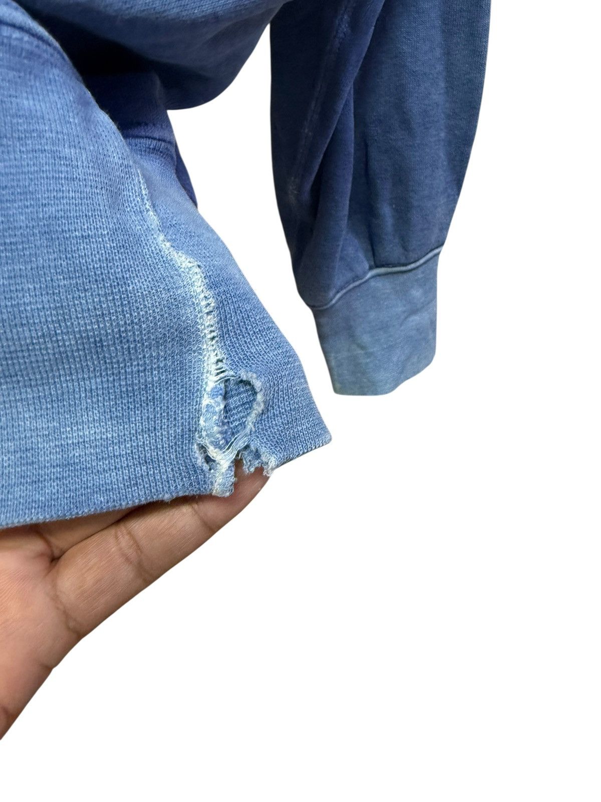 Indigo 🔥Vintage Blue Indigo Popcorn Distressed Size US M / EU 48-50 / 2 - 9 Thumbnail