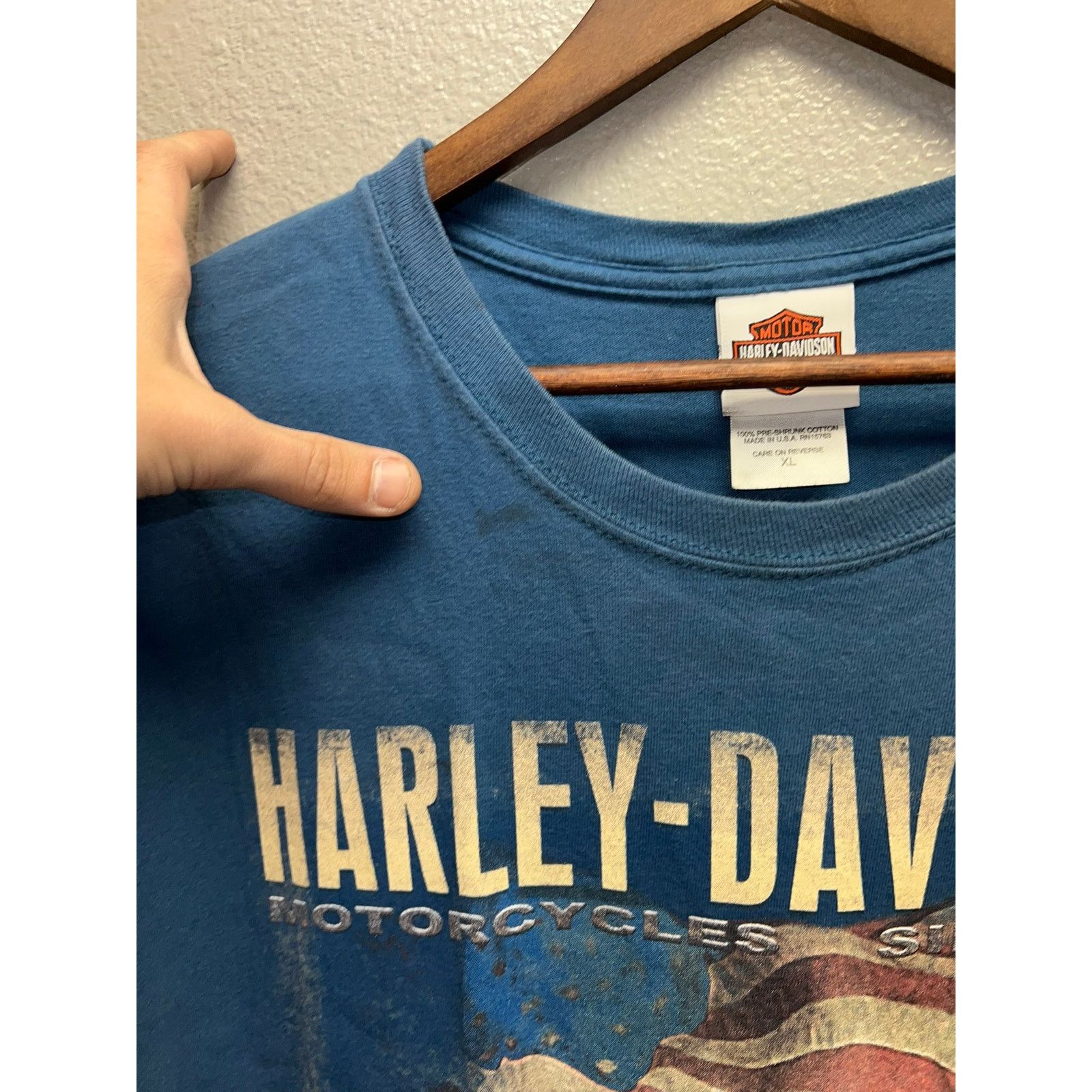 Harley Davidson Vintage Harley Davidson Arrowhead Shirt Peoria Tee 2004 VTG Size US XL / EU 56 / 4 - 4 Thumbnail