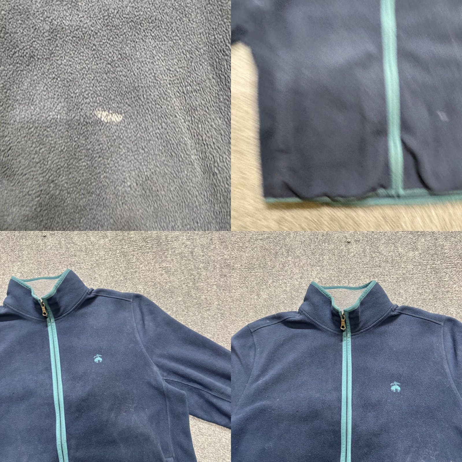 Brooks Brothers Brooks Brothers Contrast Polar Fleece Polyester Full Zip Jacket Navy Mens M Size US M / EU 48-50 / 2 - 8 Thumbnail