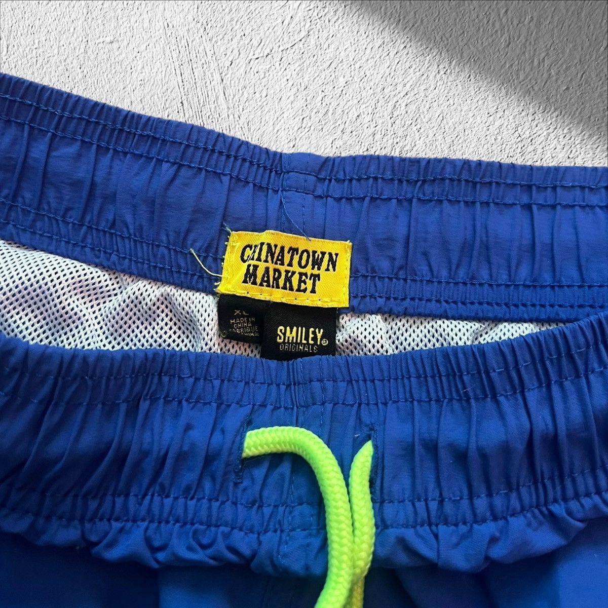 Market Chinatown Market Smiley Blue Swimming Trunks – Size XL Size US 30 / EU 46 - 3 Thumbnail