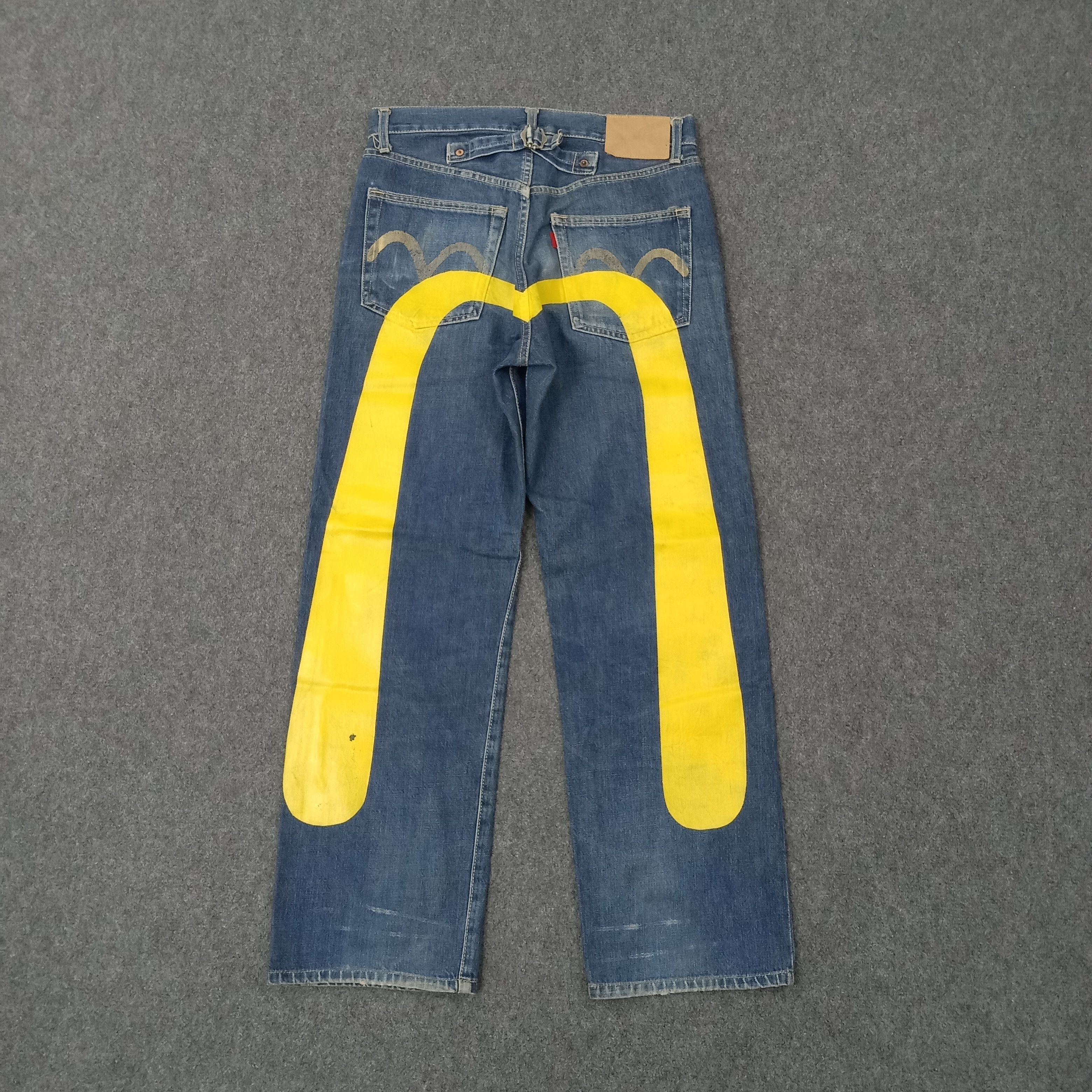 Evisu Evisu Japanese Brand Daicock Custom Art Denim Jeans C228N34 Size US 30 / EU 46 - 1 Thumbnail
