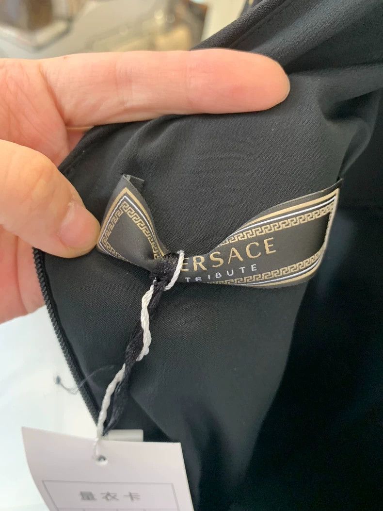 Versace Versace Sleeveless embroidered printed dress Size S / US 4 / IT 40 - 3 Thumbnail