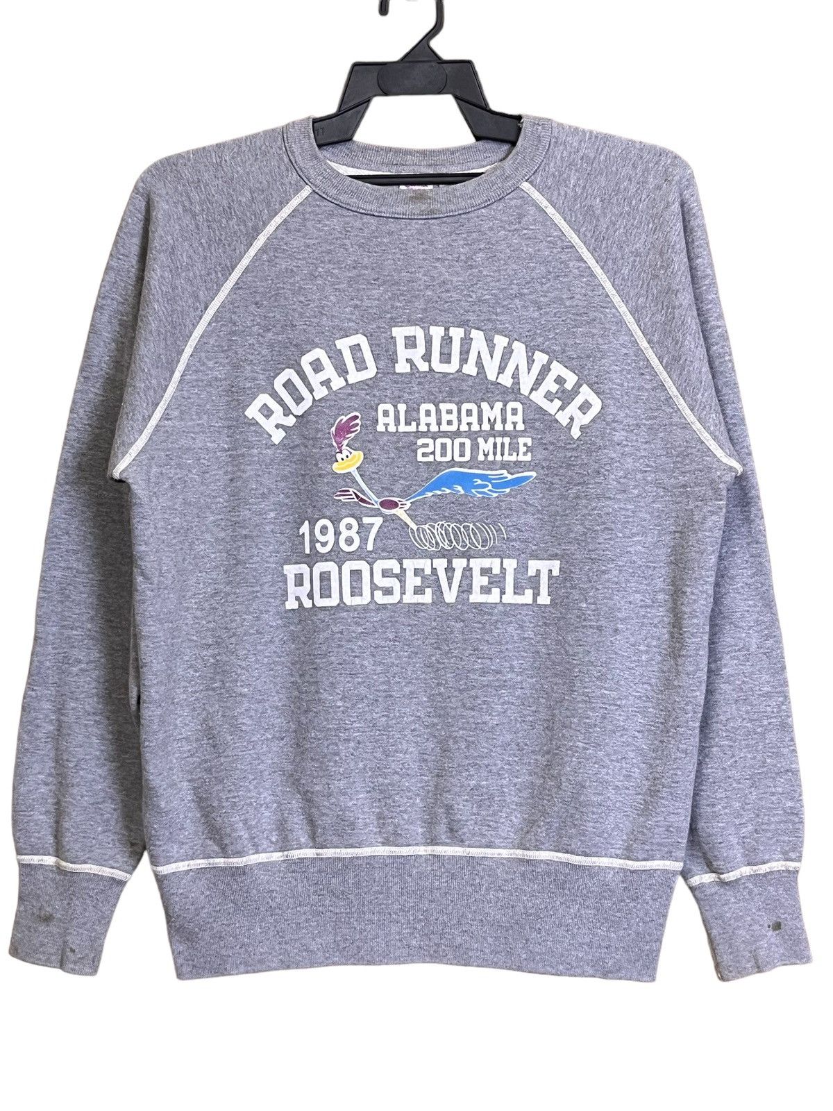 VINTAGE CHESWICK x ROAD RUNNER 1987 ALABAMA 200MILE SWEATS