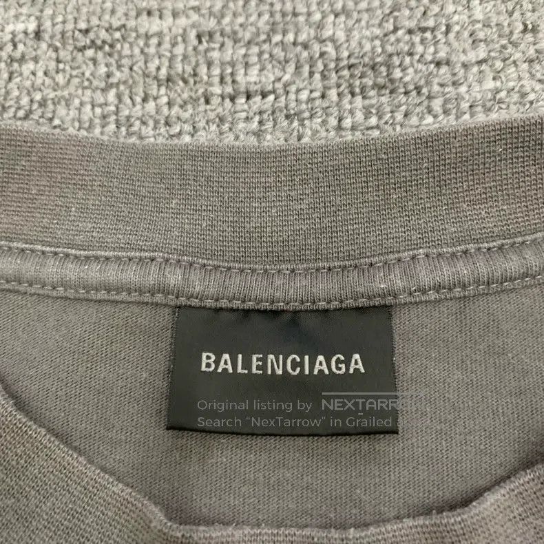 Balenciaga Balenciaga Grey water-washed destroyed distressed Coke sho Size US S / EU 44-46 / 1 - 5 Thumbnail