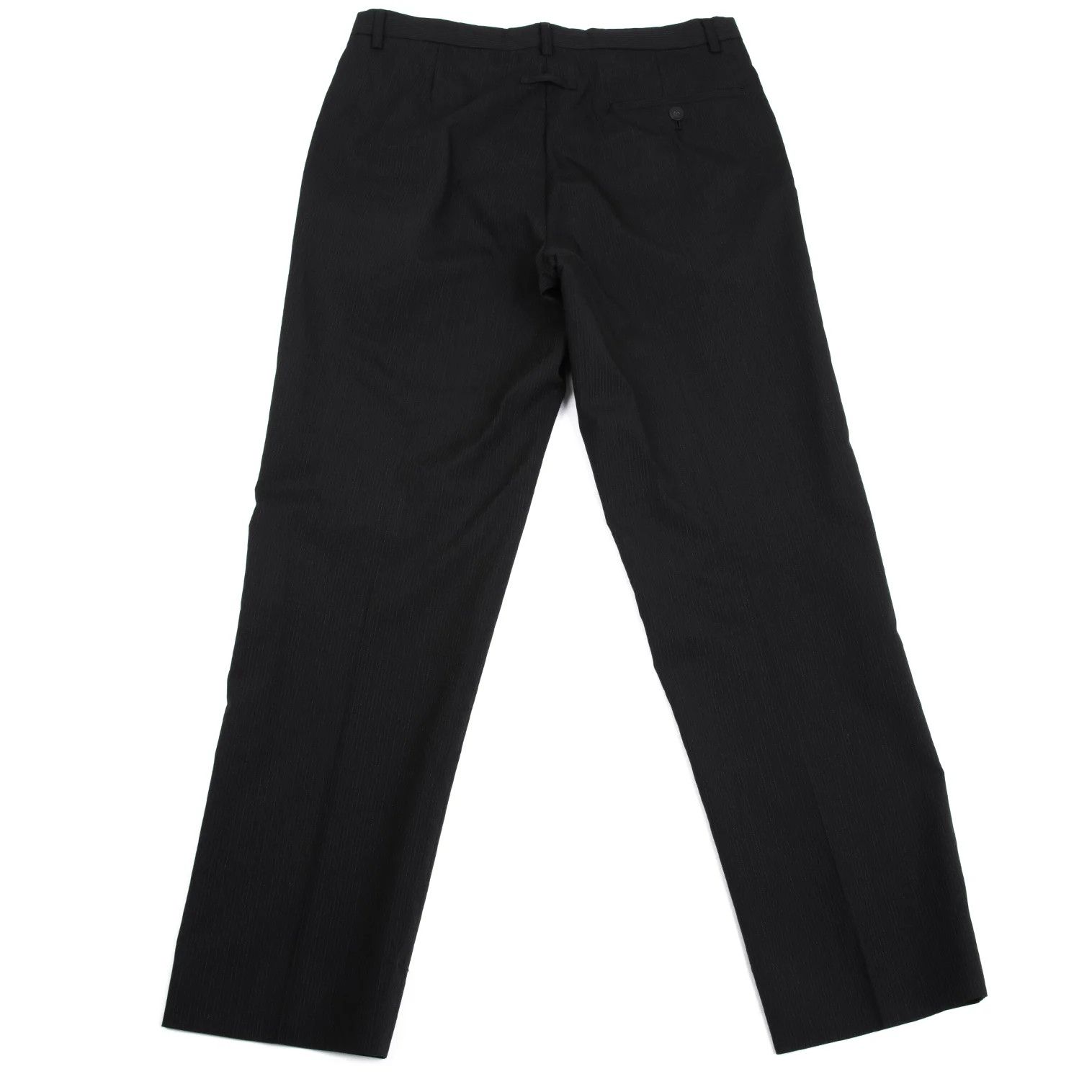 Jean Paul Gaultier Wool Blend Striped Pants in Black, Size 50 Size US 34 / EU 50 - 9 Thumbnail
