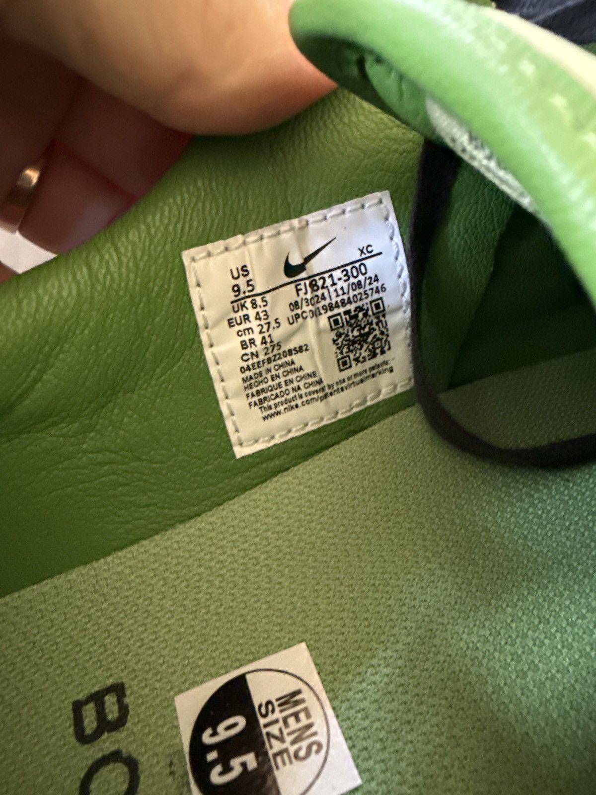 Bode × Nike Bode Green Astrograbbers Size US 9.5 / EU 42-43 - 8 Thumbnail