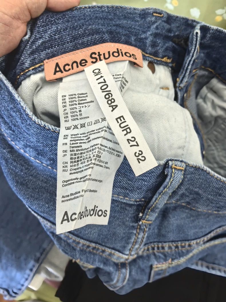 Acne Studios acne studios straight-leg jeans 2504-Nextarrow Size US 27 - 1 Thumbnail