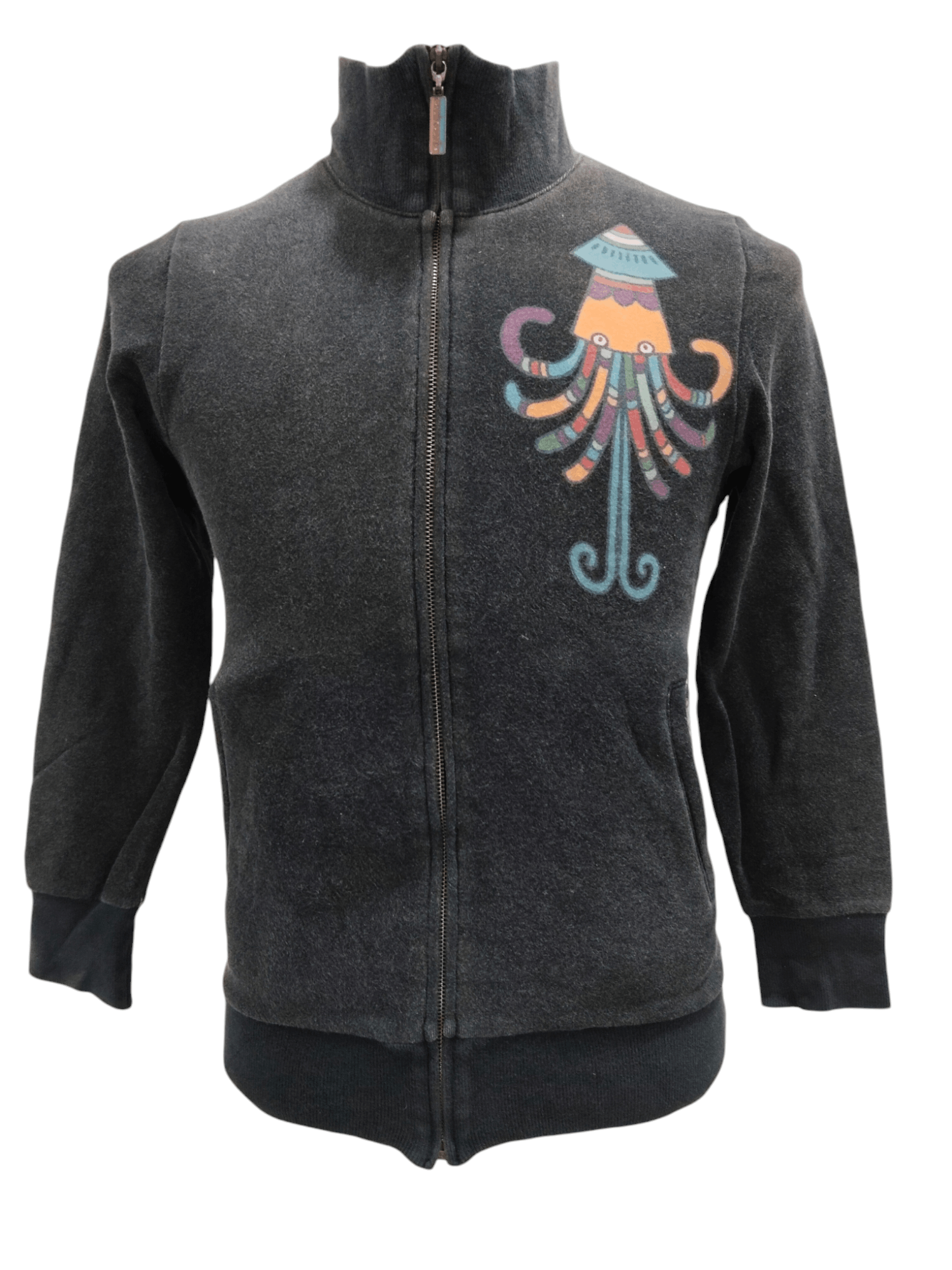 Vintage Art Mash Mania Zipper Sweatshirt