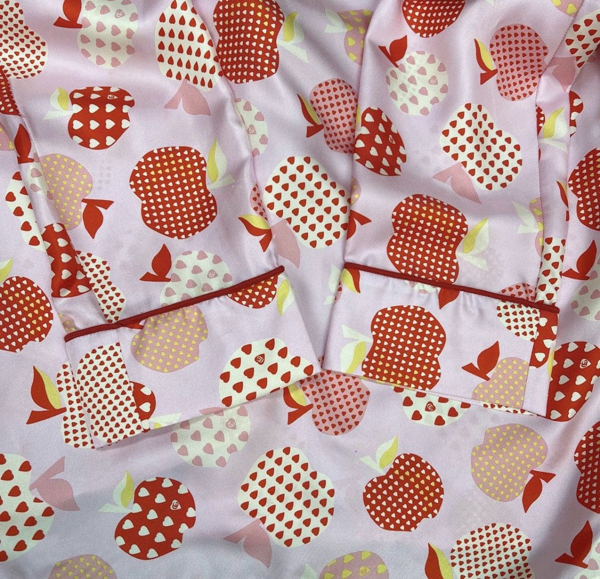 Gucci Gucci/Pink Heart Apple All-Over Print Long Sleeve Shirt K12 Size XS / US 0-2 / IT 36-38 - 7 Thumbnail