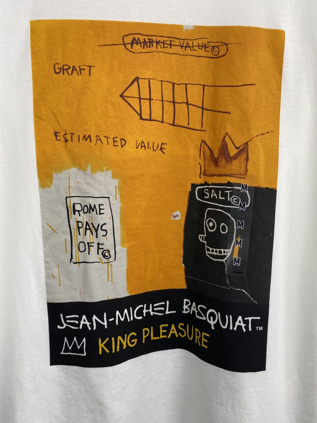 Uniqlo Y2K Uniqlo Jean Michel Basquiat King Pleasure Art T-Shirt Size US M / EU 48-50 / 2 - 4 Thumbnail