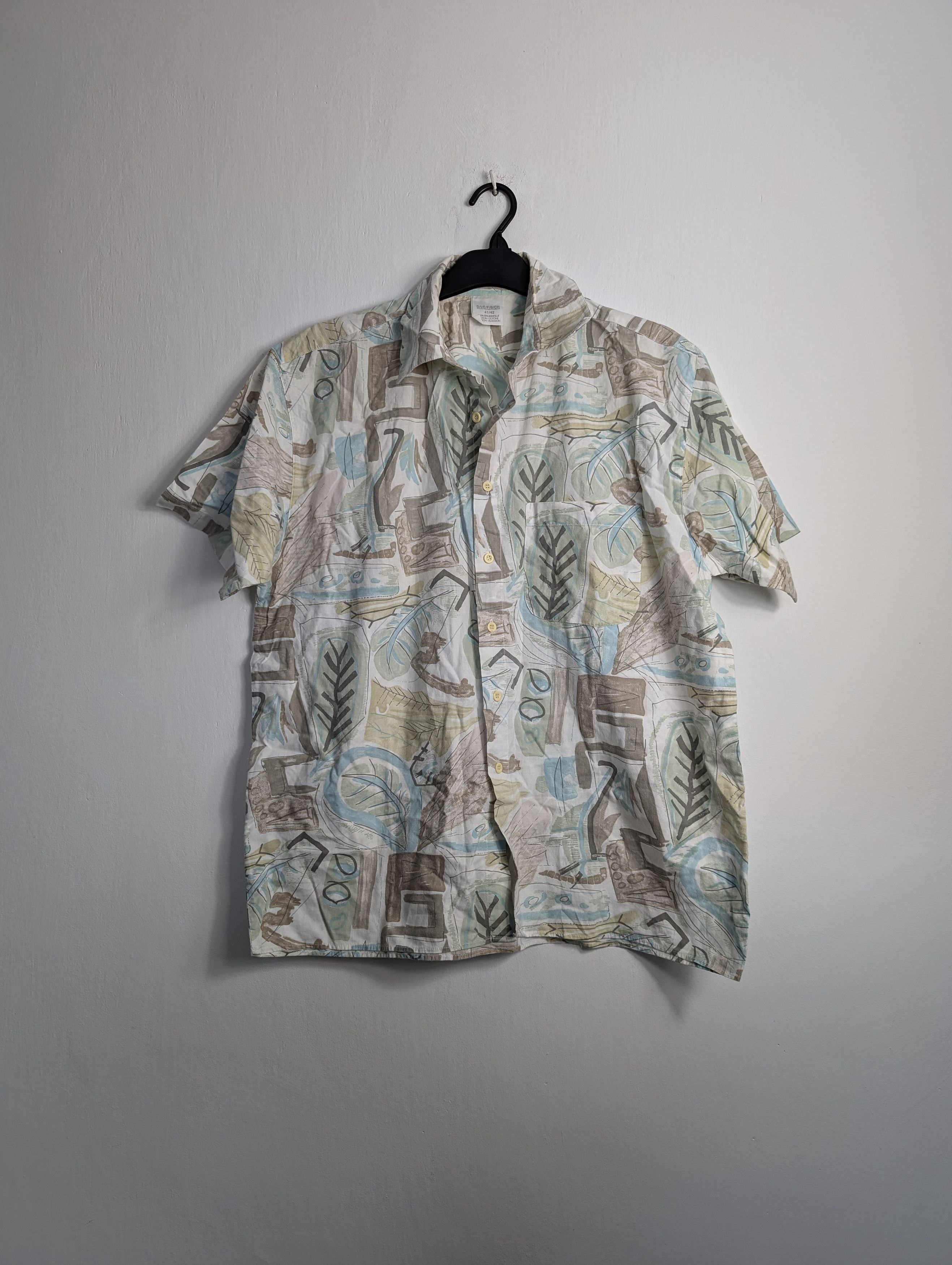 Vintage Vintage Y2K Hawaiian Shirt - Summer Floral Palm Tree Print Size US L / EU 52-54 / 3 - 1 Thumbnail