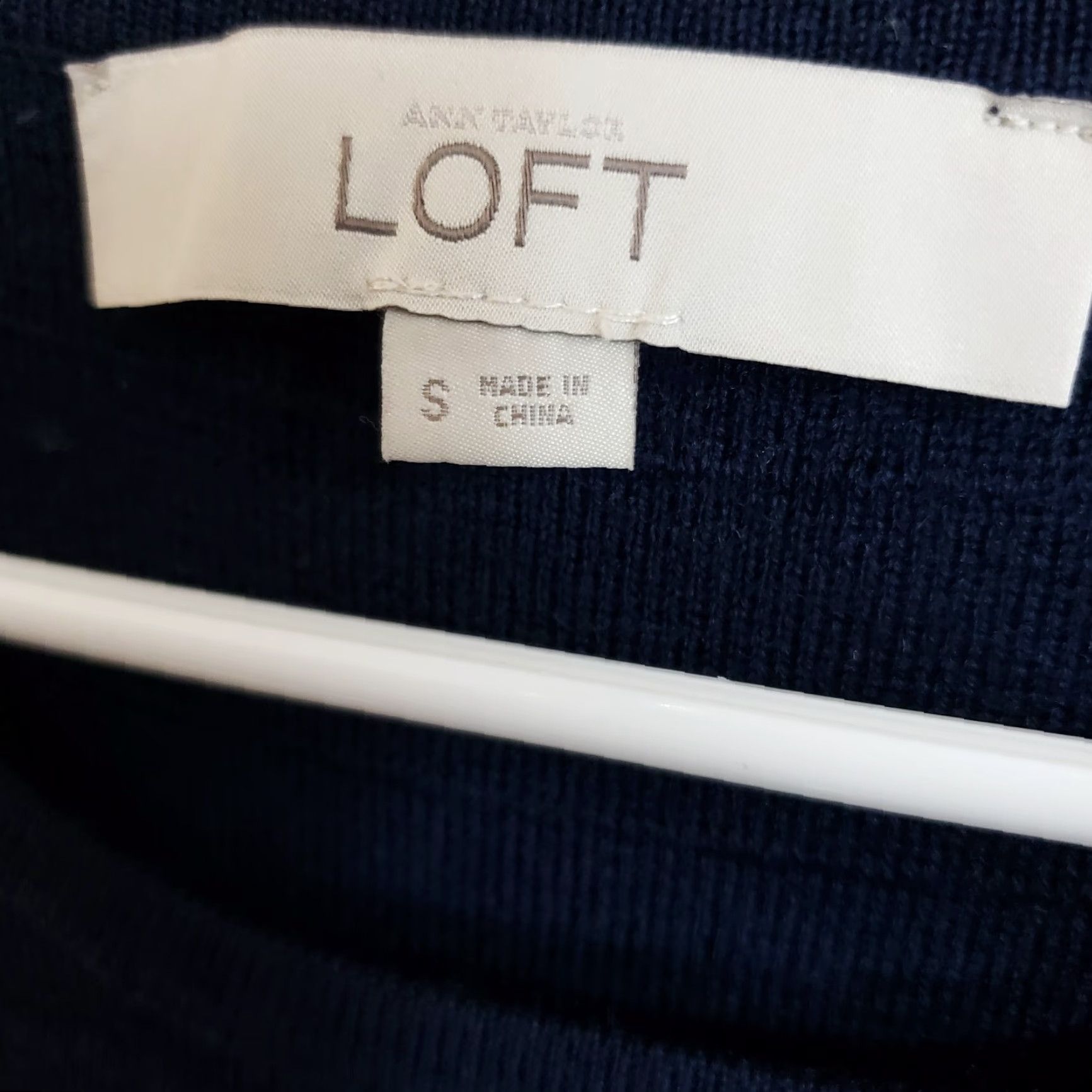 Loft LOFT Ann Taylor Womens Sweater Dress Sz S Blue Wool Blend Sleeveless Round Neck Size S / US 4 / IT 40 - 6 Thumbnail