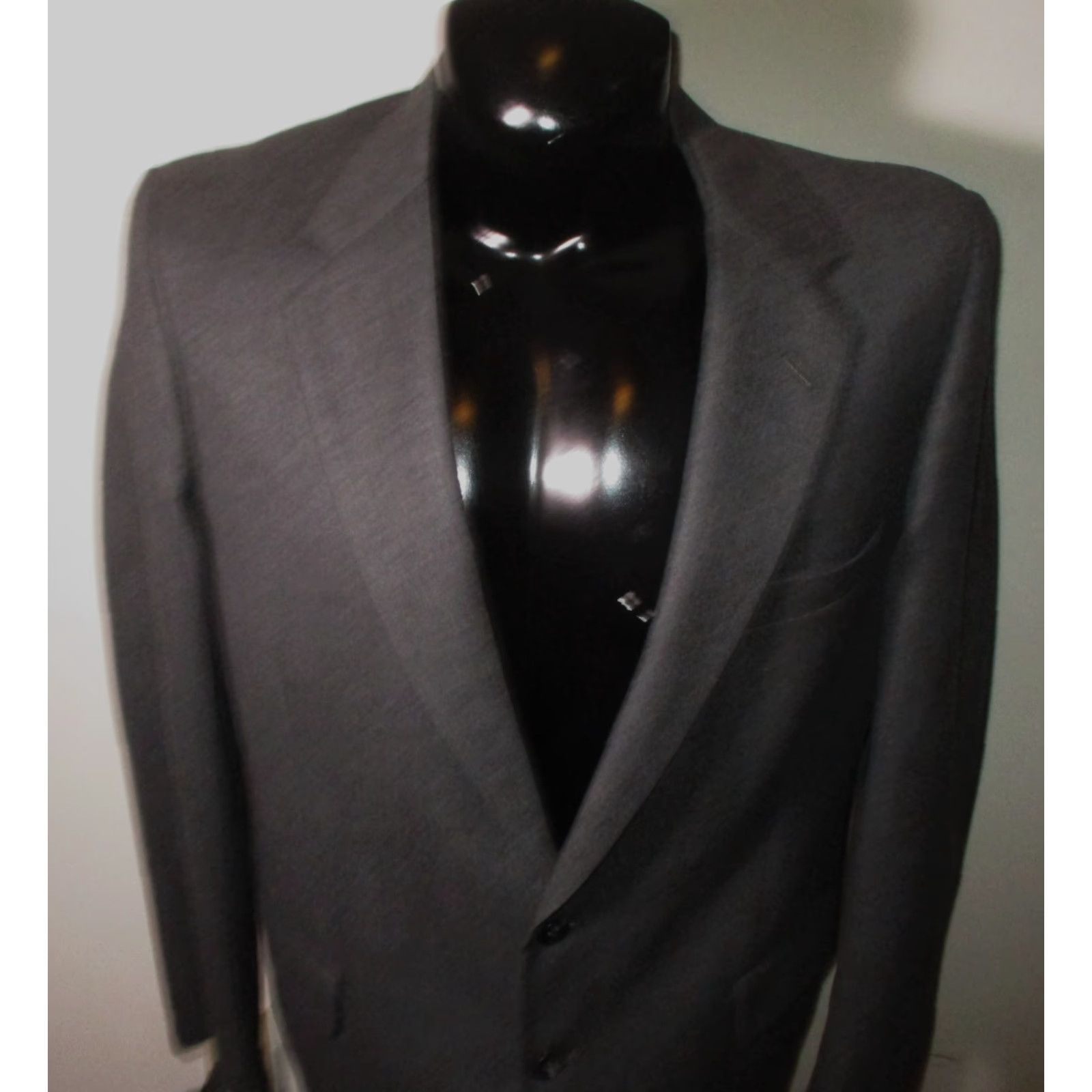 Vintage ATWOOD Suit Men Size 40R 36X30 Gray 100% Wool 3 Pc Size 40R - 3 Thumbnail