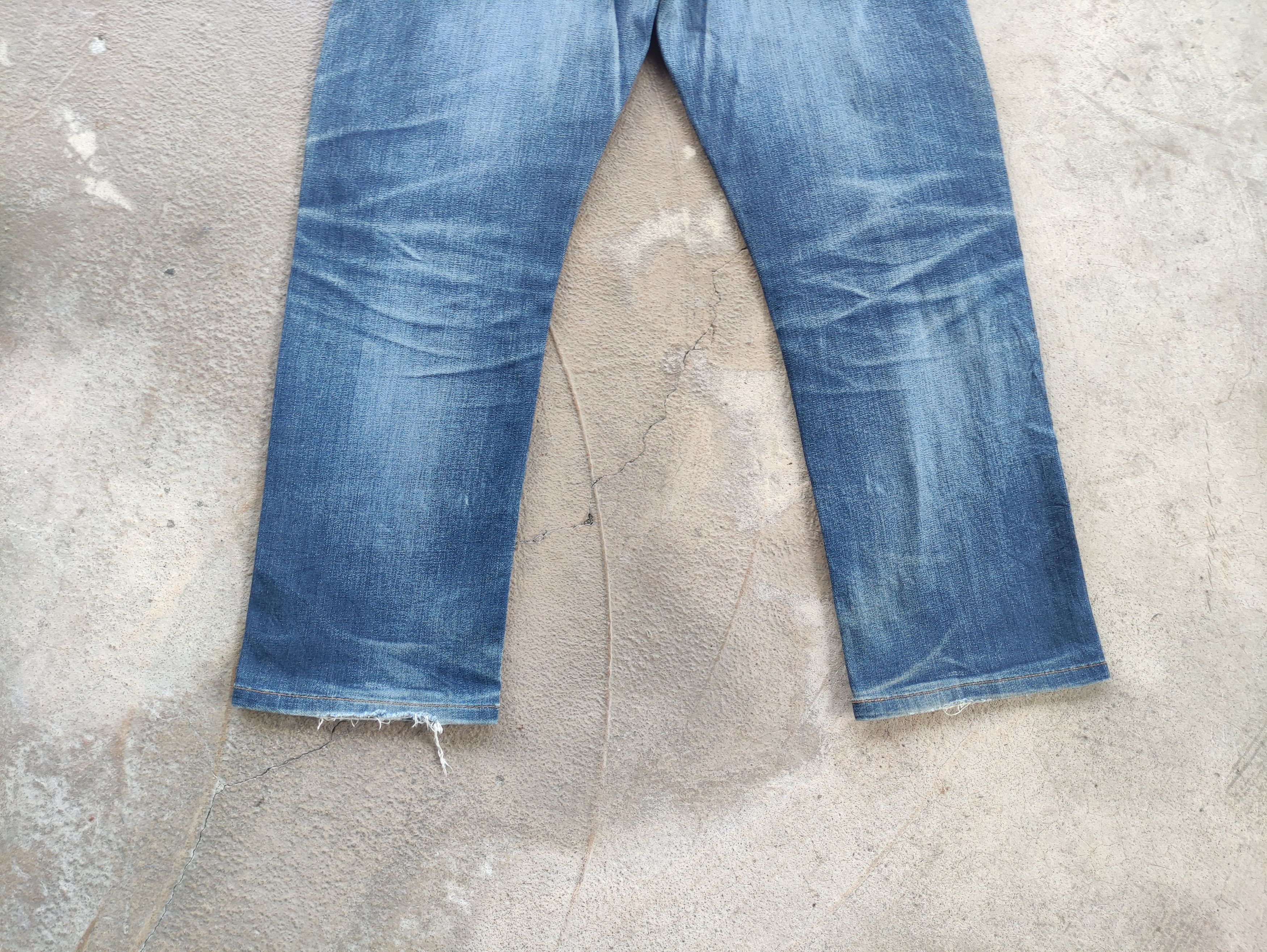Japanese Brand Vintage Japanese Jean Distressed Faded Denim W36 Size US 36 / EU 52 - 10 Thumbnail