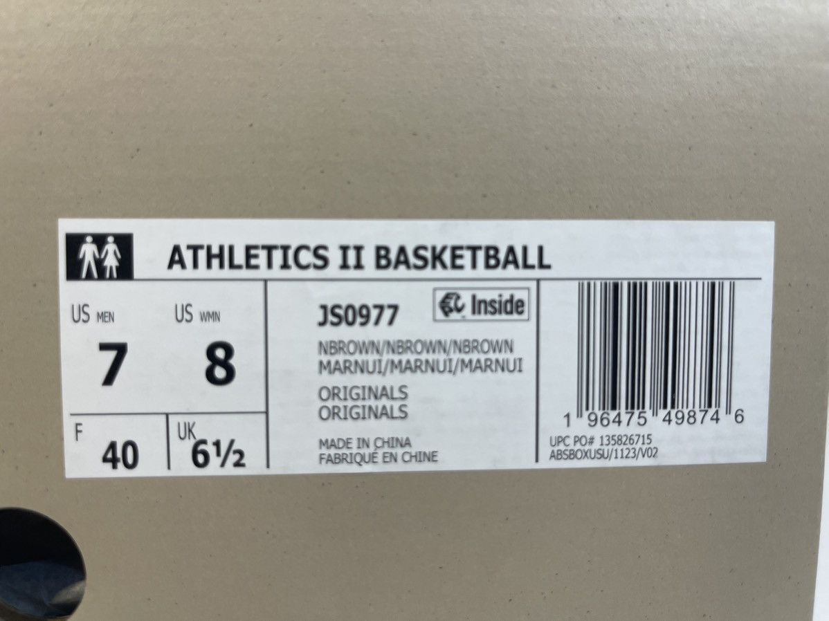 Adidas × Fear of God Adidas FOG Athletics II Basketball Low Night Brown 7 MENS Size US 7 / EU 40 - 6 Thumbnail