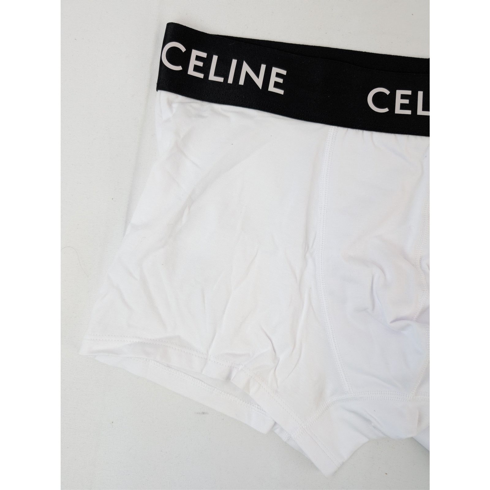 Celine o1rshd1 Q:2 / Size: XXL / Boxer Shorts Celine Logo in White Size US 38 / EU 54 - 10 Thumbnail