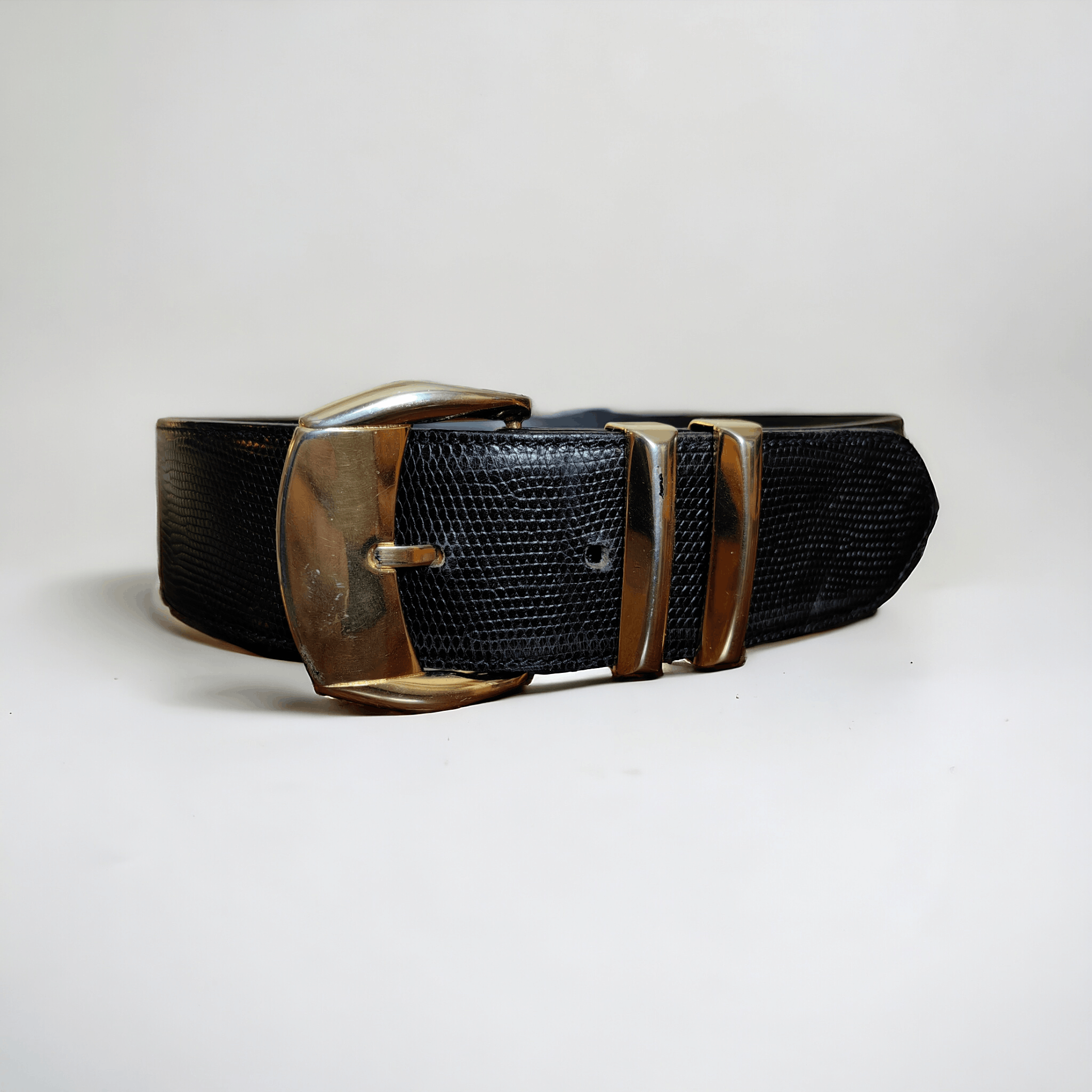 Versace Istante by Gianni Versace Snakeskin Western Belt 70/28 Size ONE SIZE - 4 Thumbnail