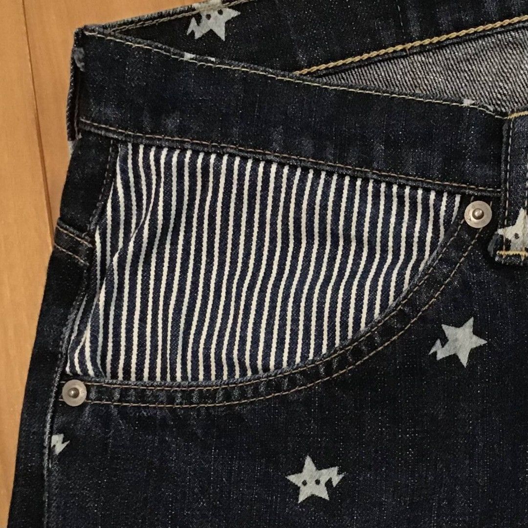 Bape BAPE STA Denim Shorts a bathing ape star BAPESTA ★size M Size US 32 / EU 48 - 5 Thumbnail
