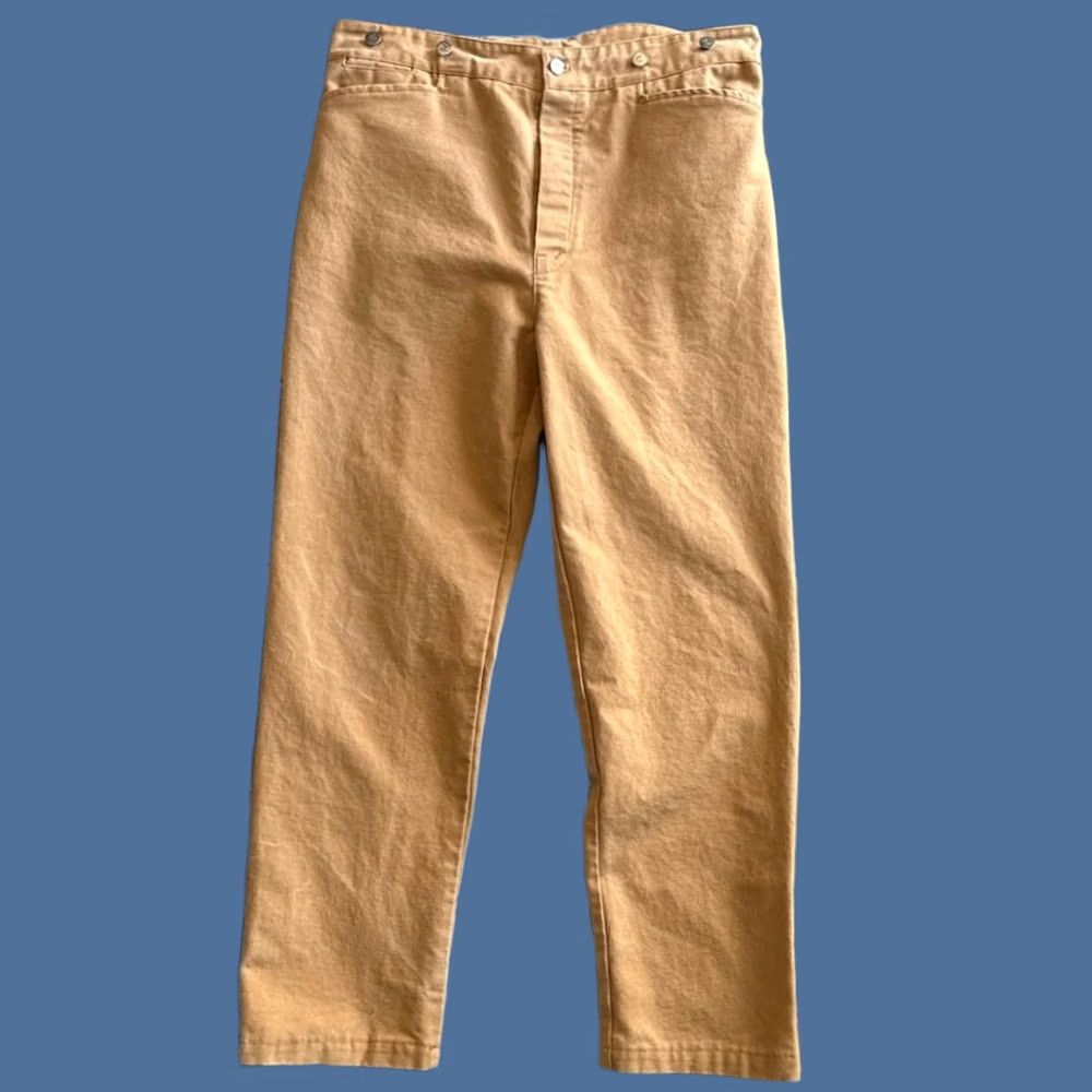 Vintage Vintage Wah Maker Western Pants 38x31 Brown Cinch Back 90s USA Made Size US 38 / EU 54 - 1 Thumbnail