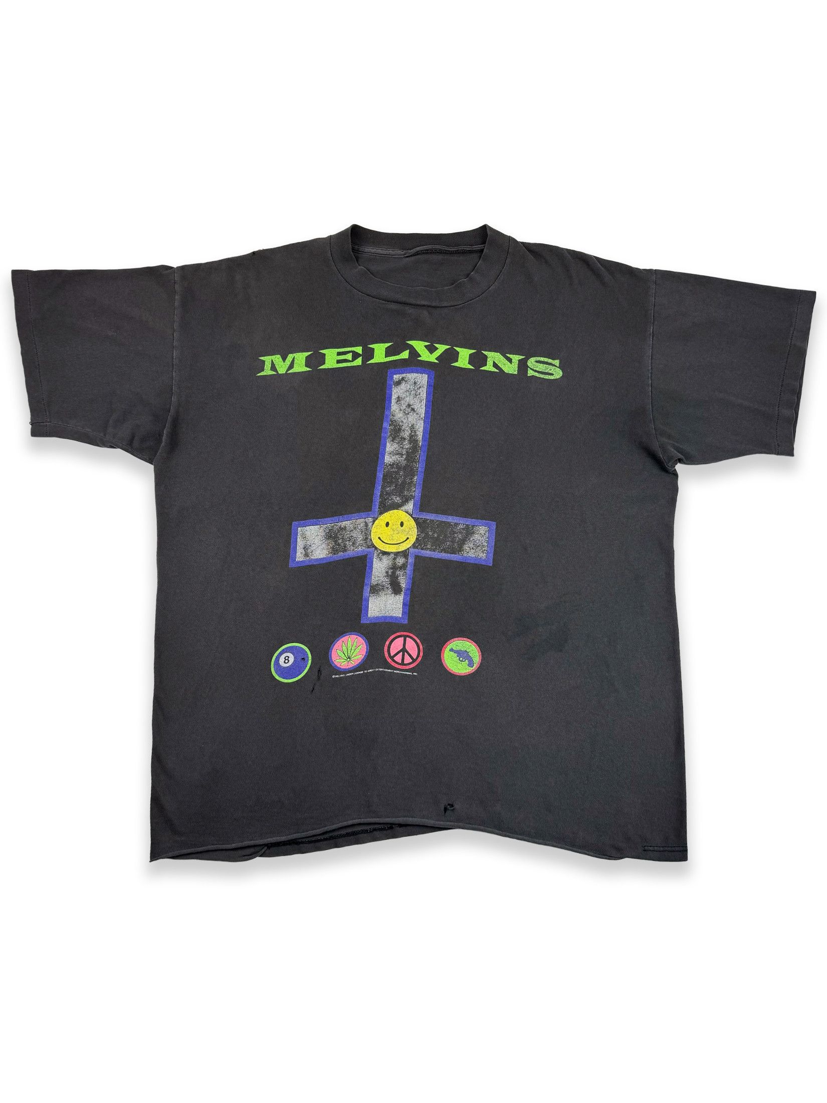 image of Band Tees x Vintage 1994 Vintage Melvins Stoner Witch Promo Tee XL in Black, Men's