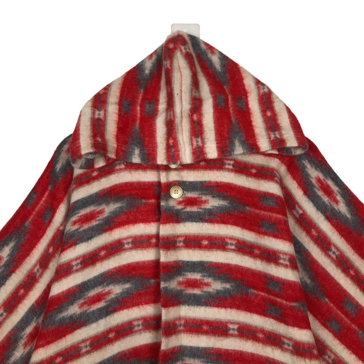 Japanese Brand 🔥Oversized Poncho Jacket Striped Viri-Dari Deserta Japan Size US L / EU 52-54 / 3 - 3 Thumbnail
