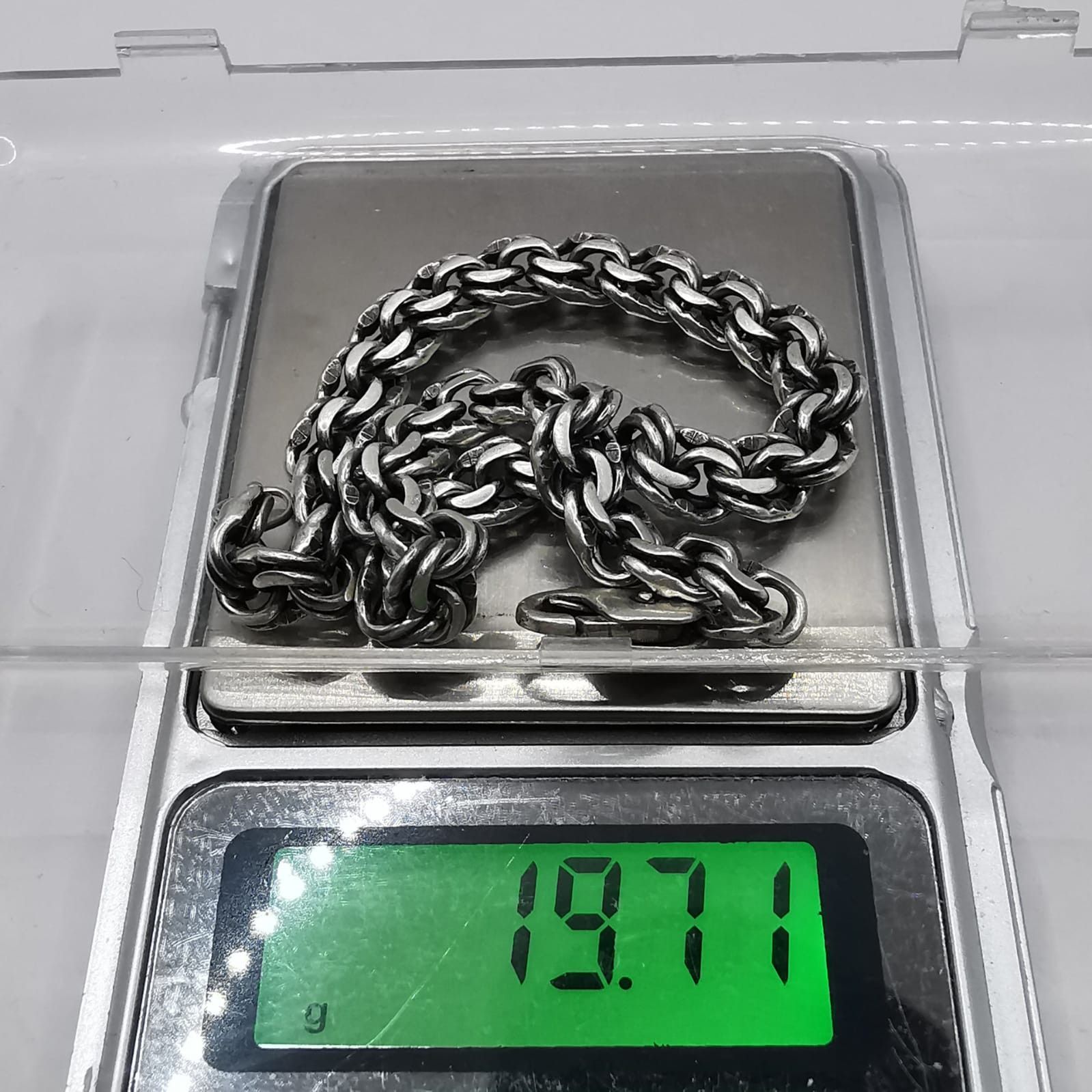 Sterling Silver Vintage Bracelet Jewelry,925 Sterling Silver,Handmade 19,71g Size ONE SIZE - 8 Thumbnail
