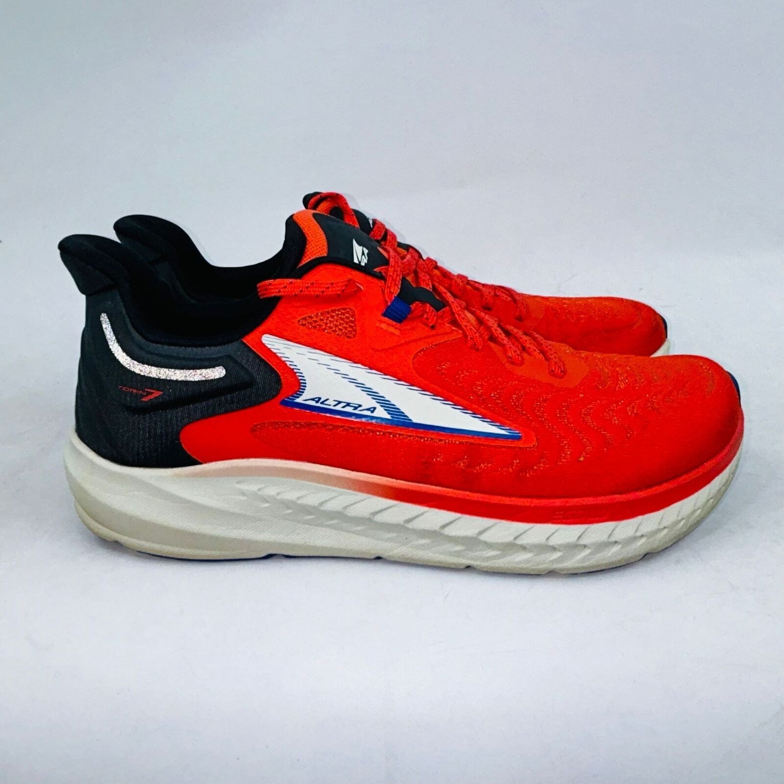 ALTRA MEN'S TORIN 7 BLACK/RED LACE RUNNING SHOES SIZE 10D