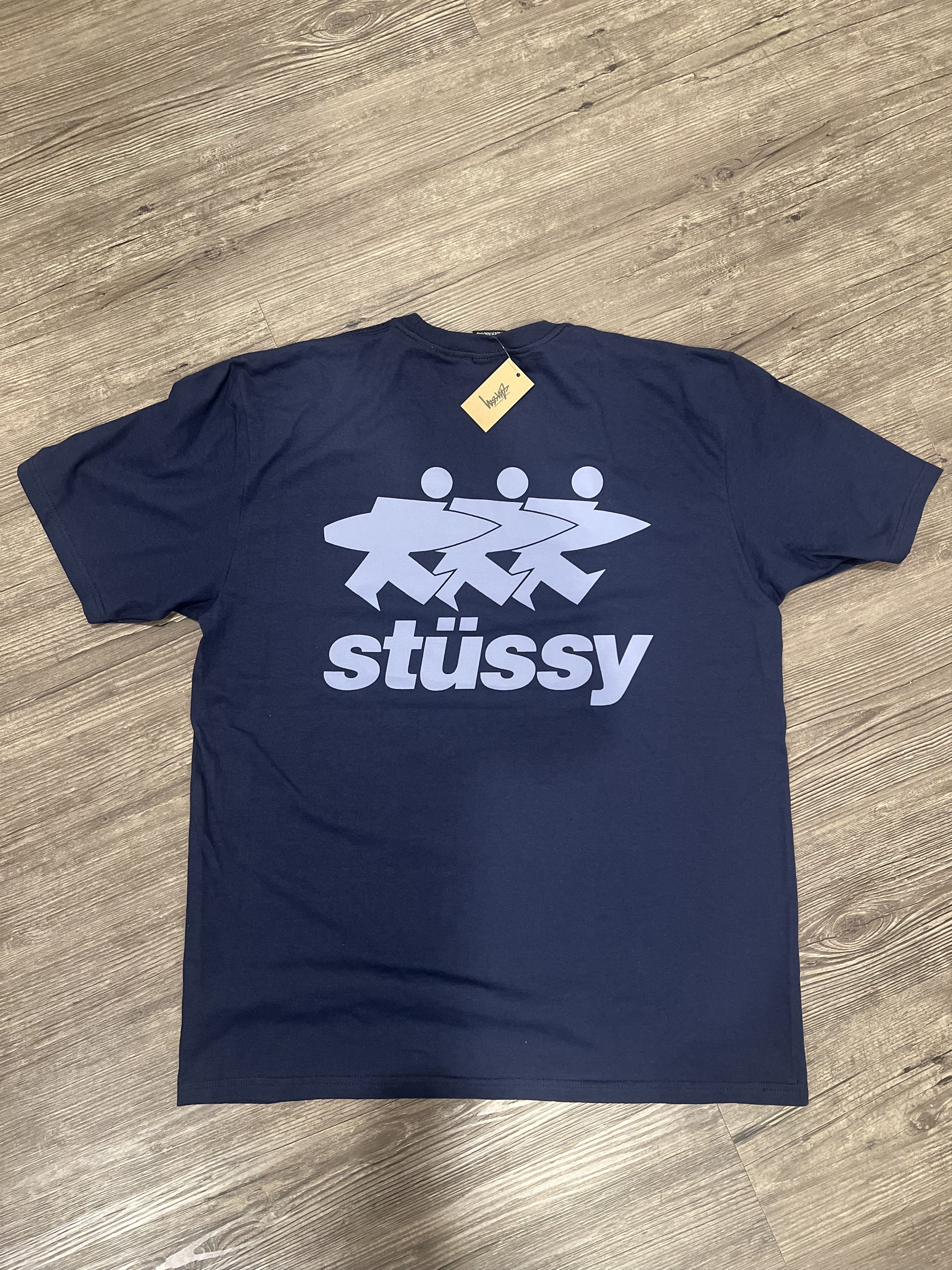 Stussy Stussy Surfwalk Navy Tee Large Size US L / EU 52-54 / 3 - 1 Thumbnail