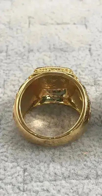 Jewelry × Vintage Punk Carved Pattern Rings Size ONE SIZE - 2 Thumbnail