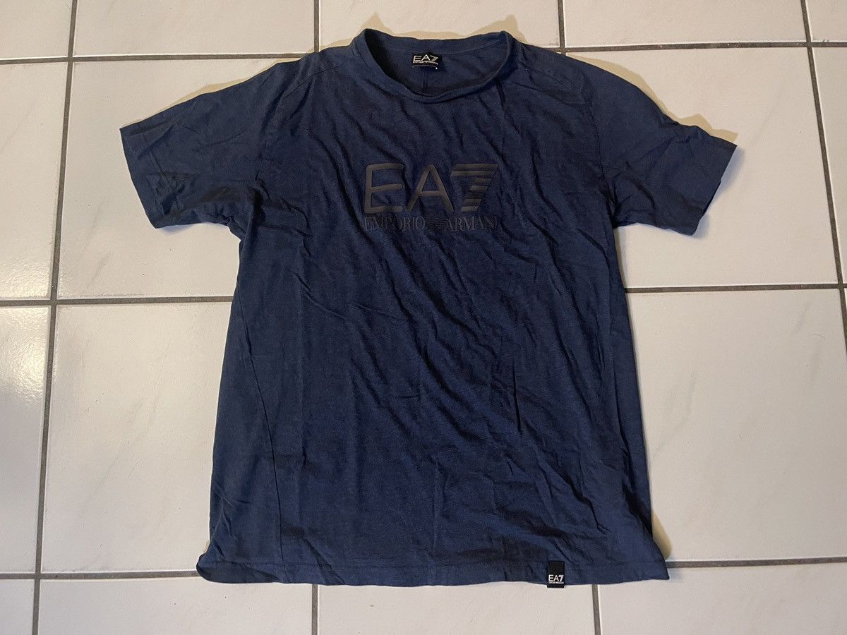 Emporio Armani Emporio Armani EA7 Short Sleeve Mens T Shirt XXL Navy Blue Size US XXL / EU 58 / 5 - 1 Thumbnail