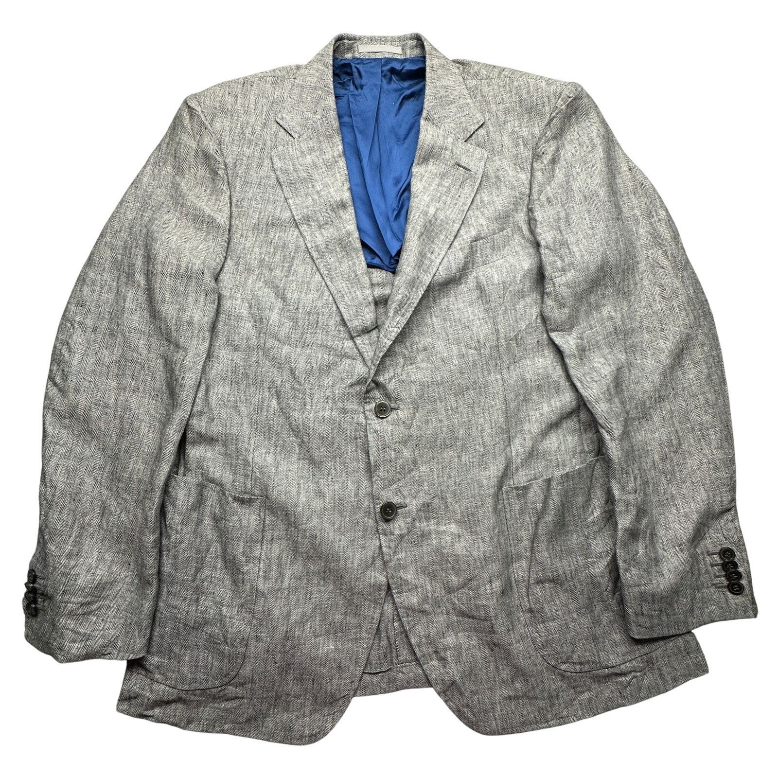 Suitsupply SuitSupply Linen Fratelli Ormezzano Blazer Mens UK 46 XXL Size US XXL / EU 58 / 5 - 1 Thumbnail