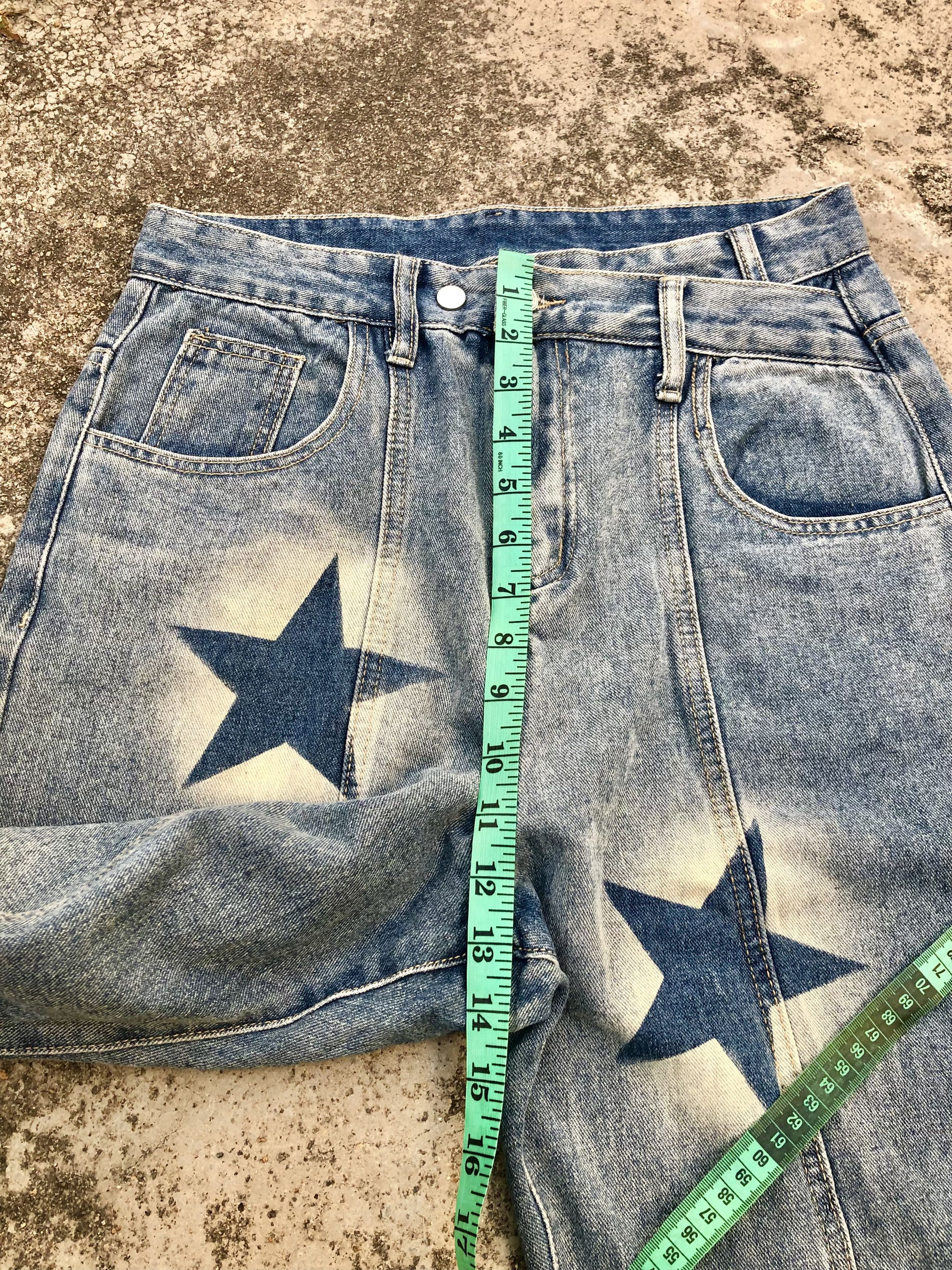 Hypebeast BAGGY⚡️BSEVENI RECONSTRUCTED DENIM Size US 29 - 7 Thumbnail