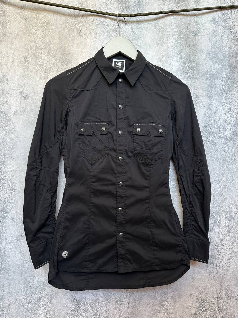 G-Star G-Star Raw Denim Motor 5620 Slim Shirt "96" Black LS Size XS / US 0-2 / IT 36-38 - 2 Thumbnail