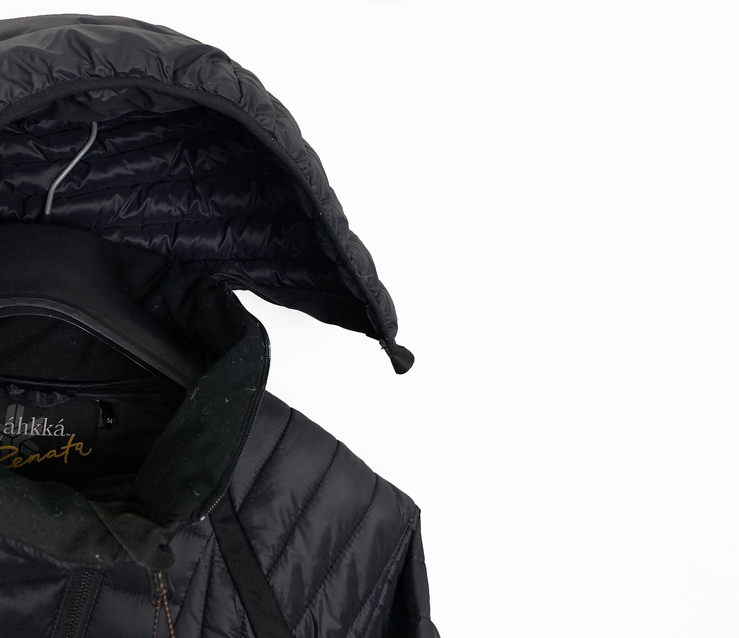 Other Ahkka by Renata Down Puffer Tech Wear Outdoor Black Jacket Size US L / EU 52-54 / 3 - 4 Thumbnail