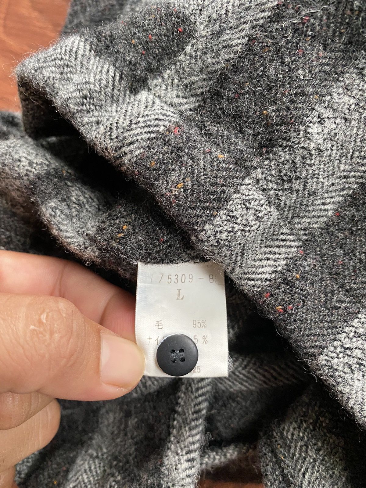 Issey Miyake Vintage Issey Miyake Wool Plaid Size US M / EU 48-50 / 2 - 6 Thumbnail