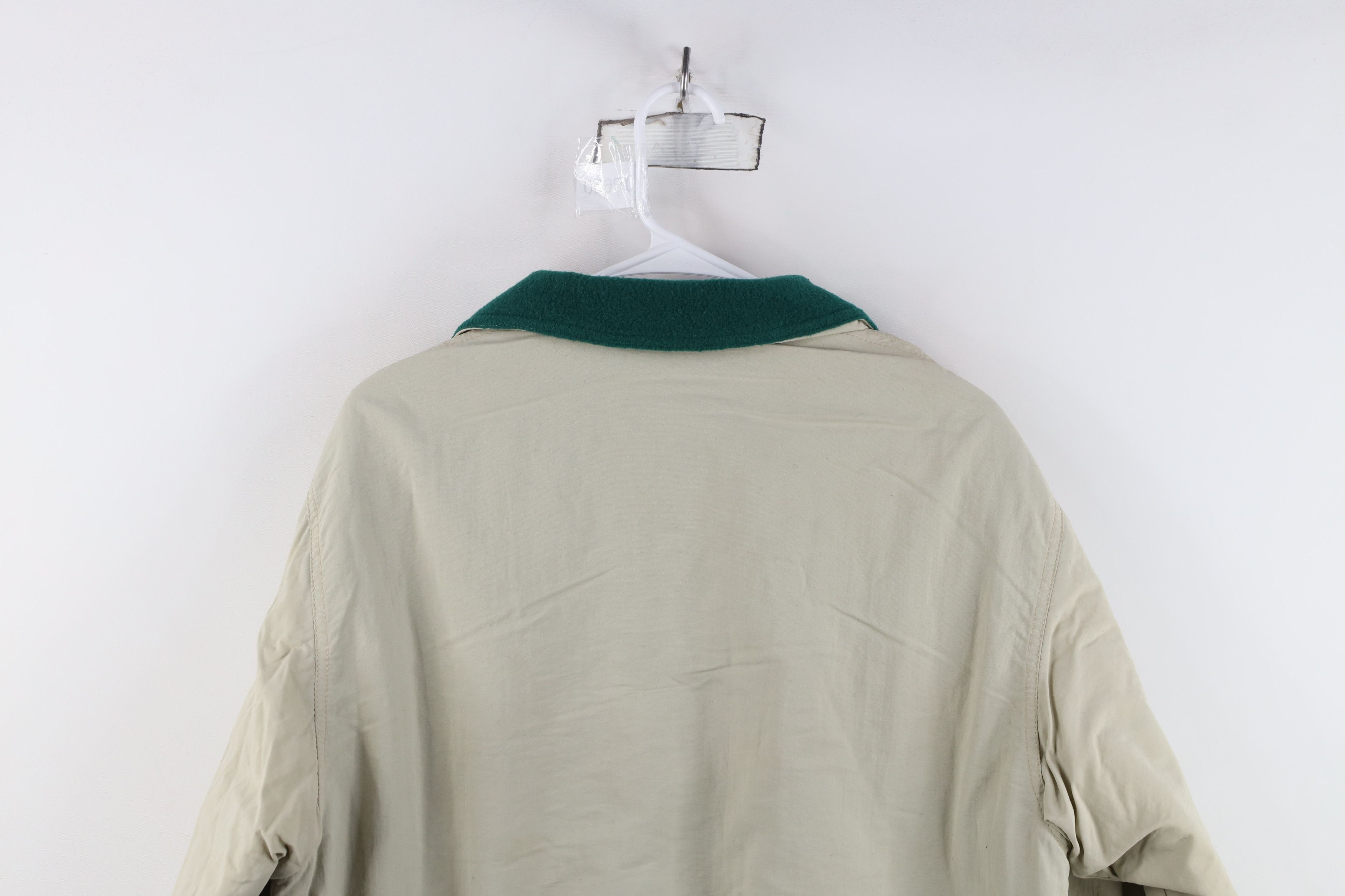 Eddie Bauer Vintage 90s Eddie Bauer Fleece Lined Zip Bomber Jacket Beige Size US S / EU 44-46 / 1 - 13 Thumbnail