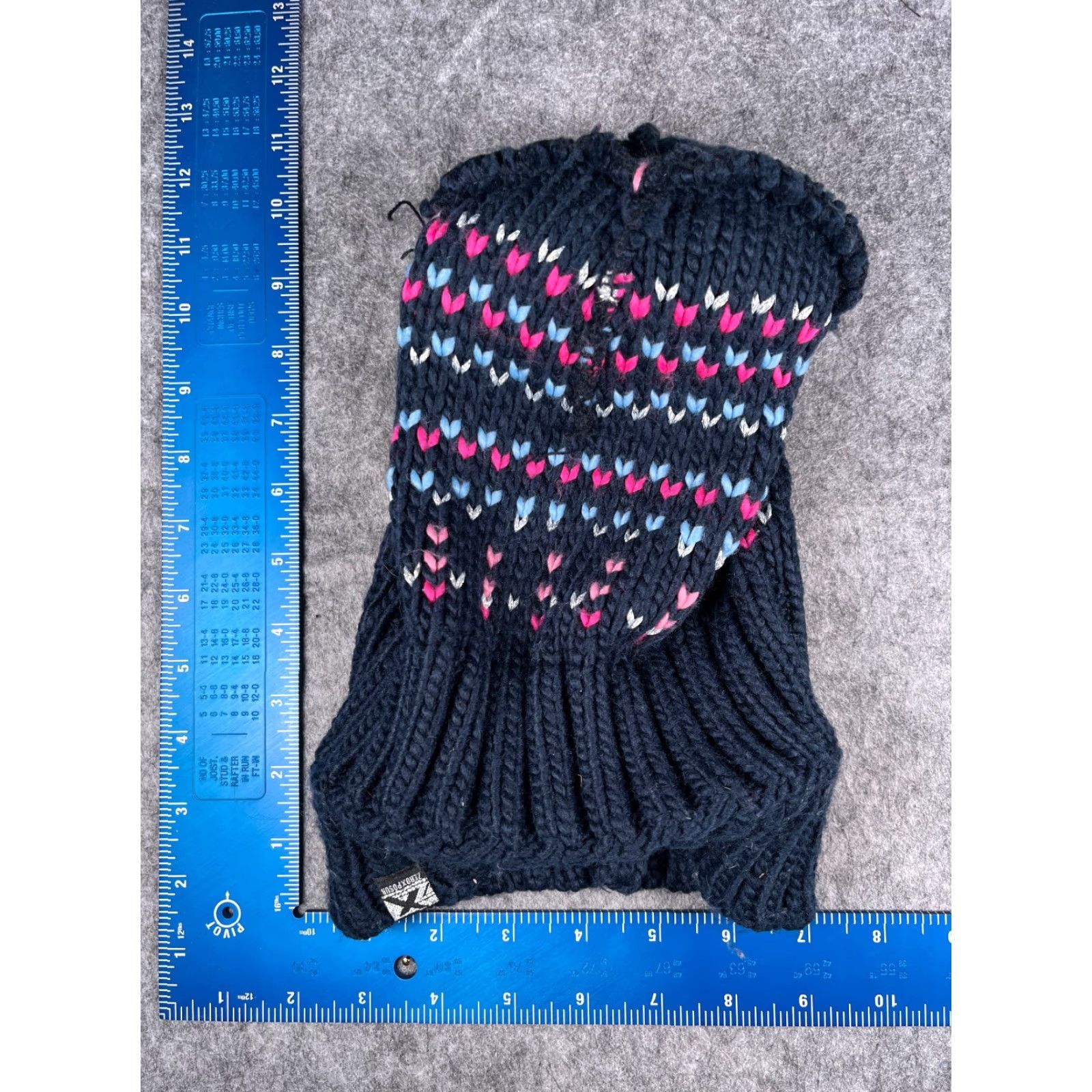ZeroXposur ZeroXposur Beanie Toque Women L Pink Knit Acrylic Beanie Hat Womens Winter Fall Ski Outdoors Adjustable Lightweight Pattern Striped 90s? Size ONE SIZE - 6 Thumbnail