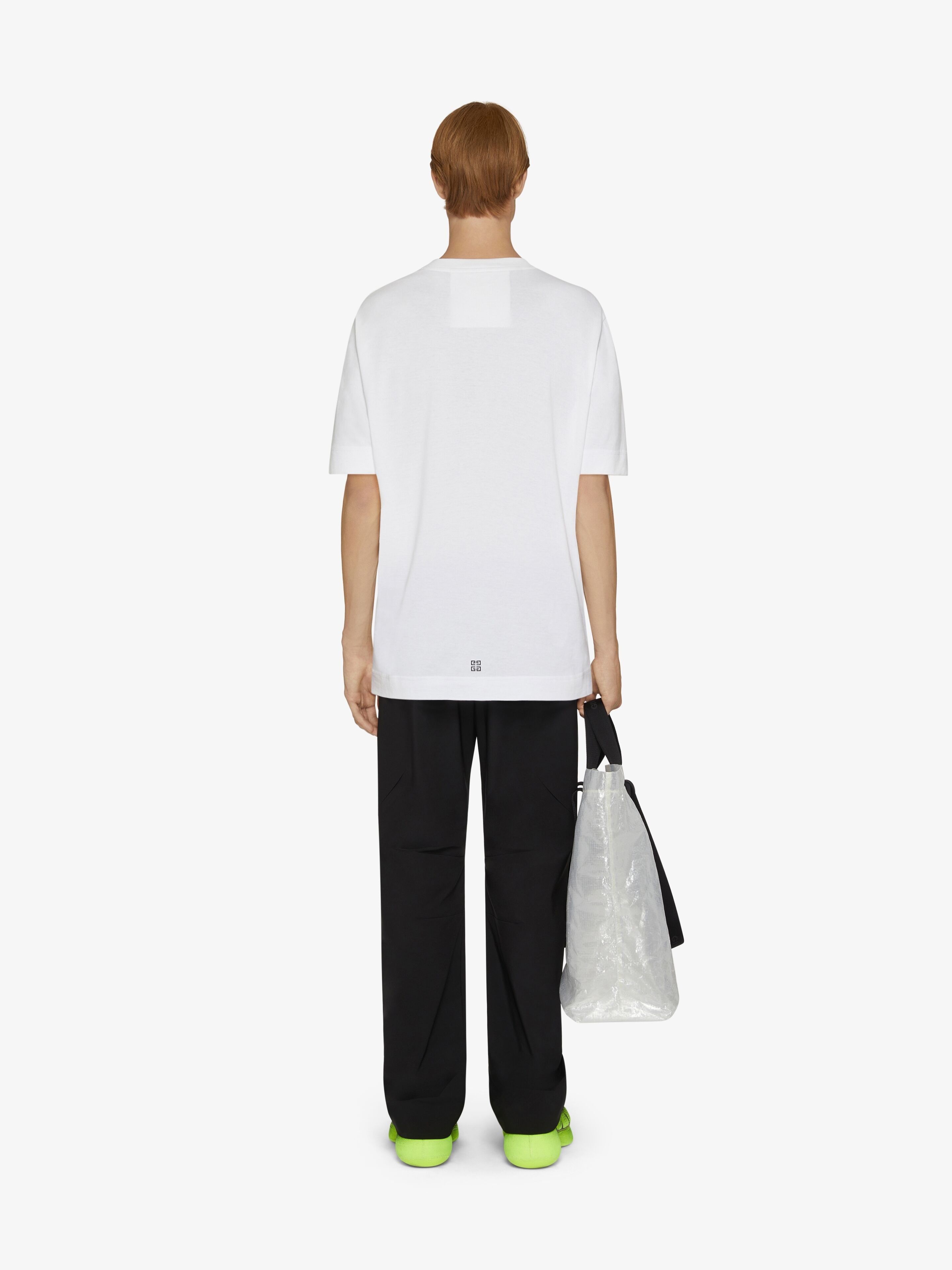 Givenchy o1w1db10426 Oversized Fit T-Shirt in White Size US XS / EU 42 / 0 - 4 Thumbnail