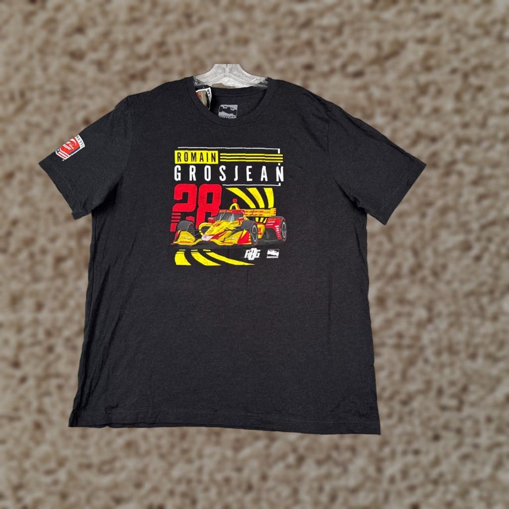 Vintage Legends Global Merchandise Indycar Shirt Men 2XL Black Short Sleeve Racing Logo Indycars Indy Racing Vehicle 2020s Mens Size US XXL / EU 58 / 5 - 1 Thumbnail