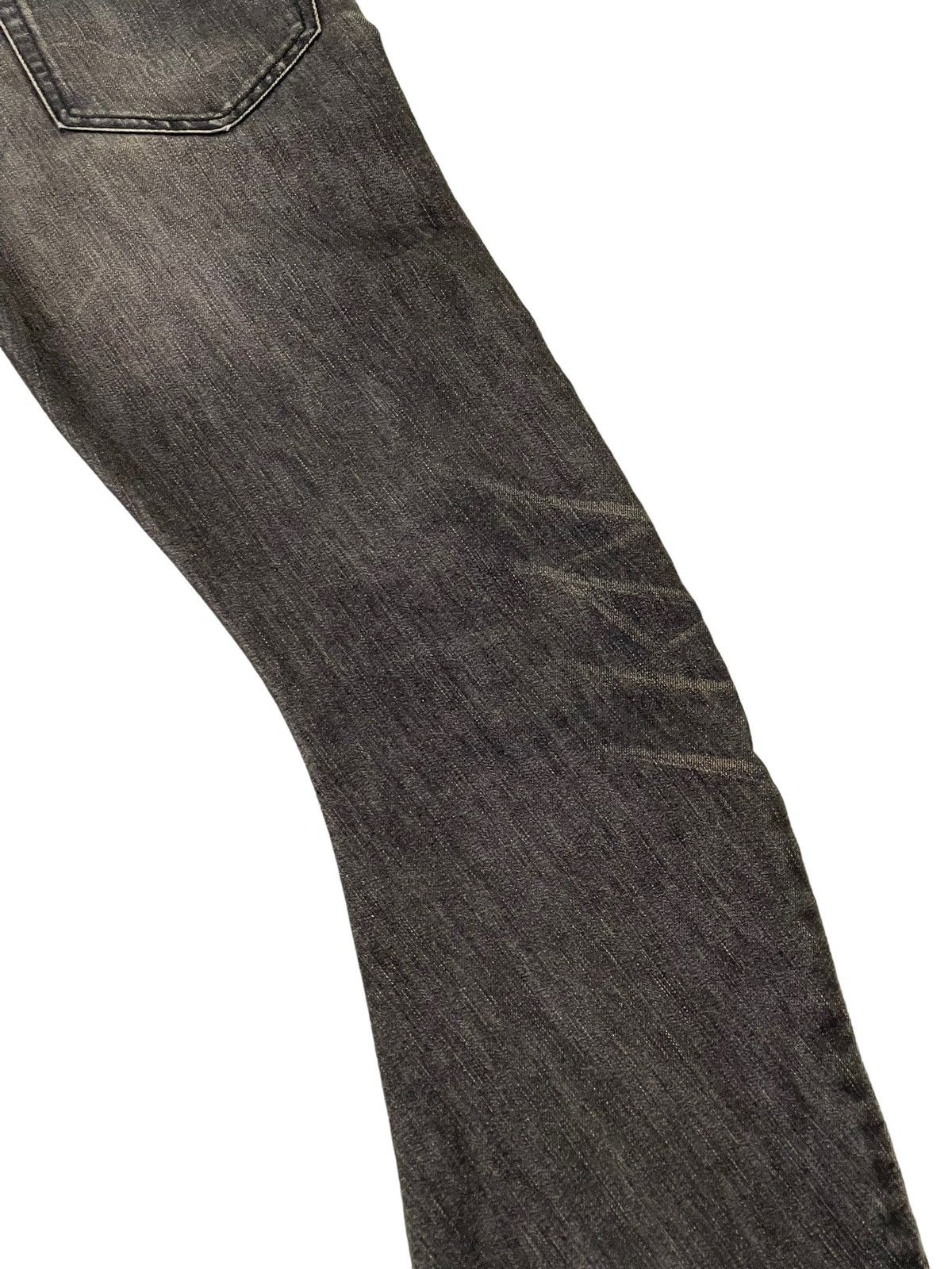 Japanese Brand Flare Jeans WJK Japan Curv Leg Distress Boot Cut 6🟦3 Size US 30 / EU 46 - 17 Thumbnail