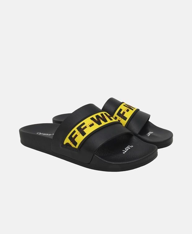 Off-White Industrial Belt Pool shoes Size US 7 / EU 40 - 1 Thumbnail