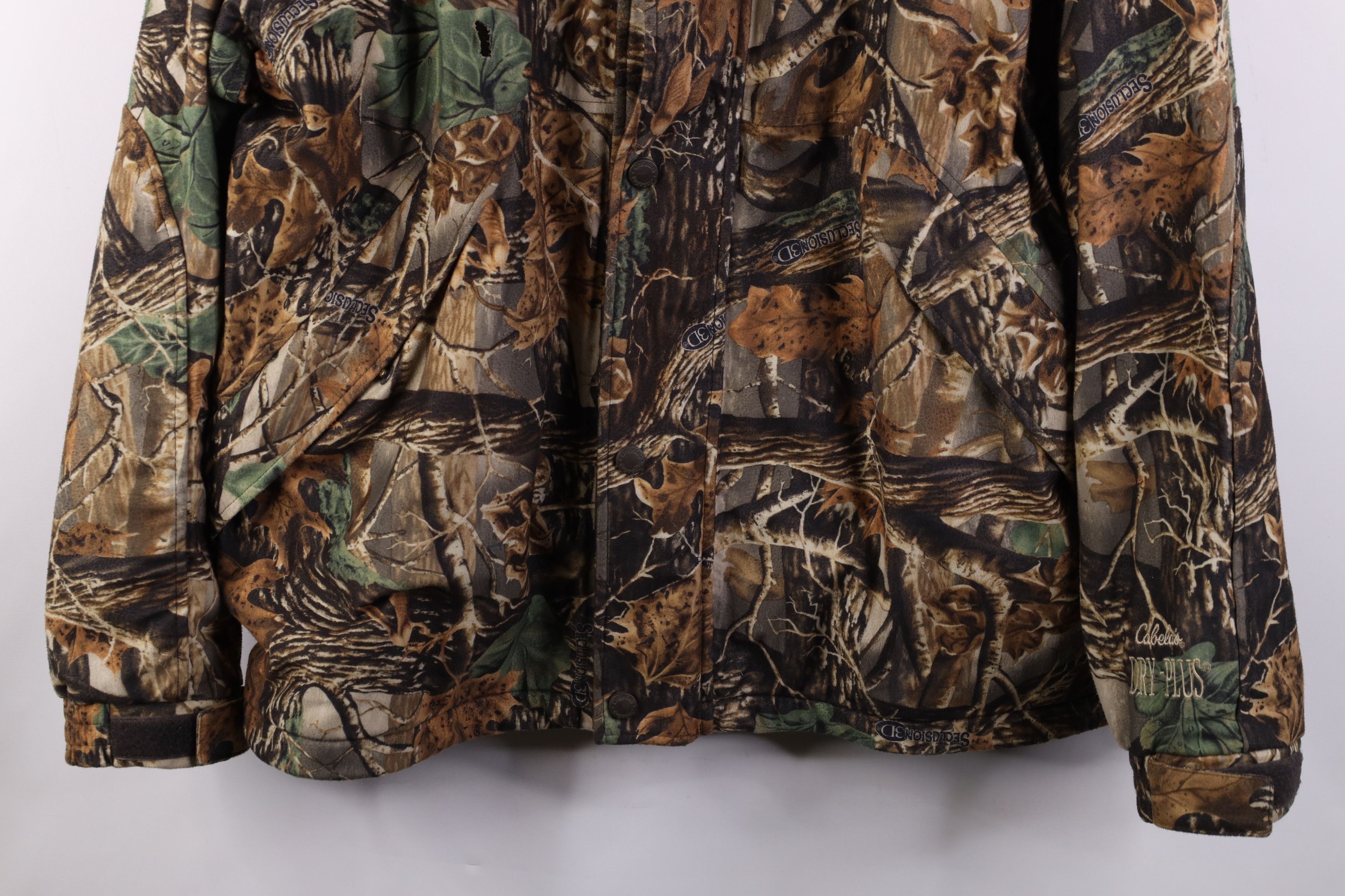 Cabelas Vintage Cabelas Chamois Cloth Full Zip Jacket Dry Plus Size US XL / EU 56 / 4 - 3 Thumbnail