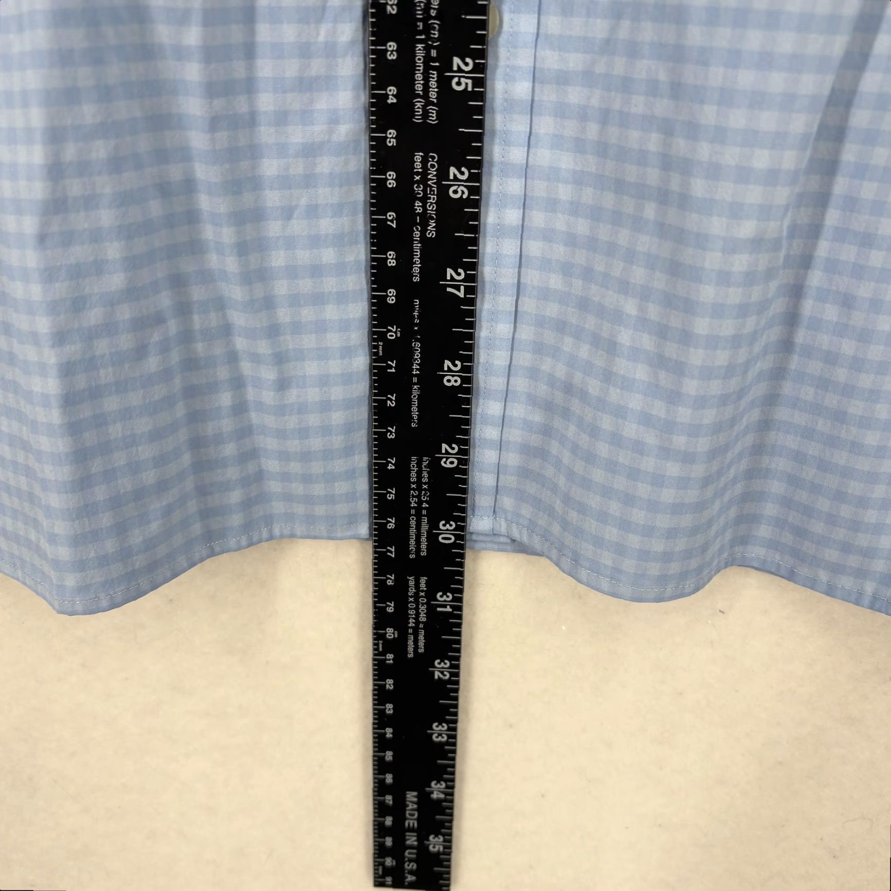 Vineyard Vines Vineyard Vines Shirt Mens XL Blue Check Performance Classic Fit Long Sleeve Size US XL / EU 56 / 4 - 6 Thumbnail