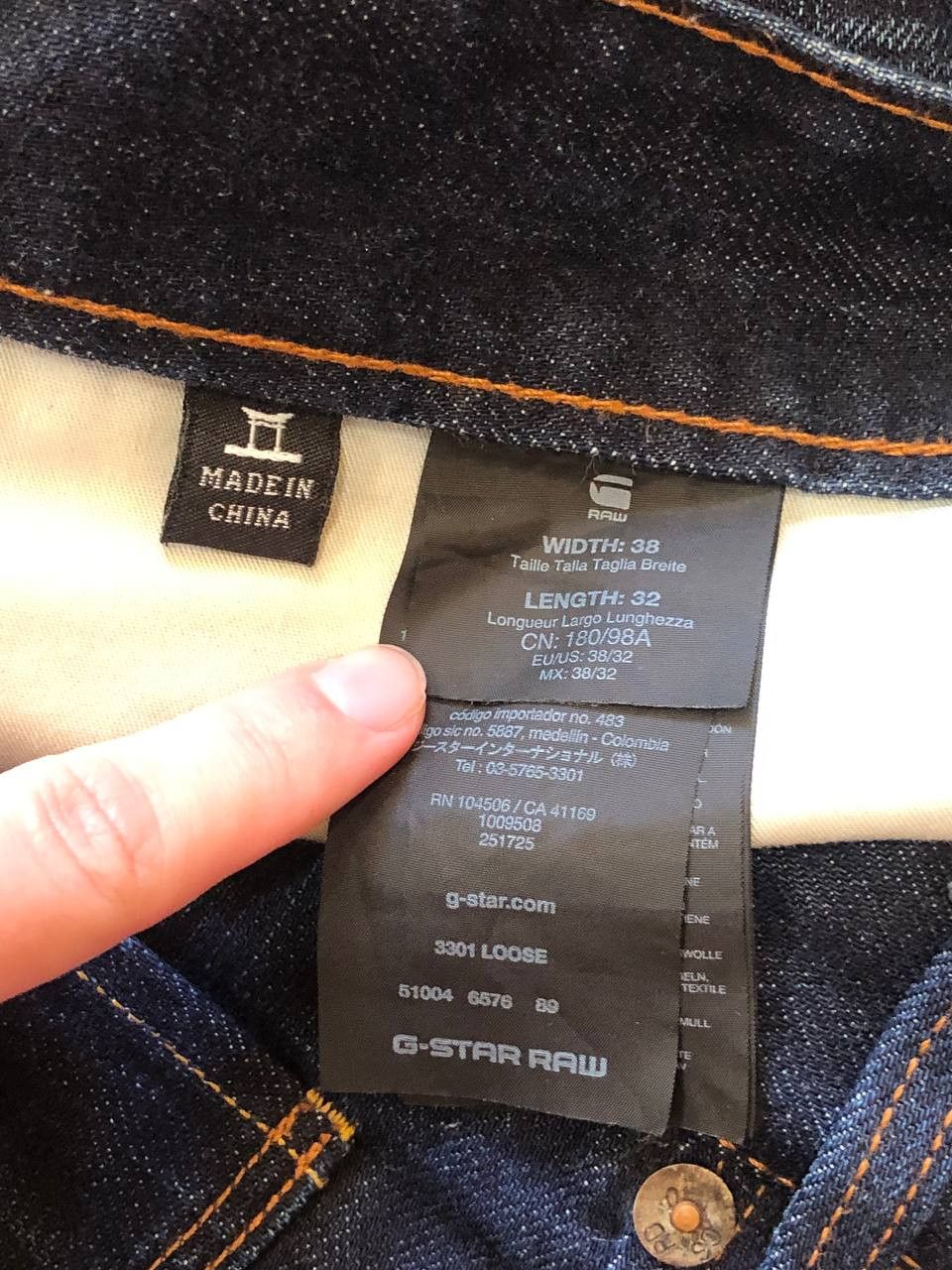 G-Star Vintage G-Star Raw jeans 3301 LOOSE crazy Y2K streetwear Size US 38 / EU 54 - 3 Thumbnail