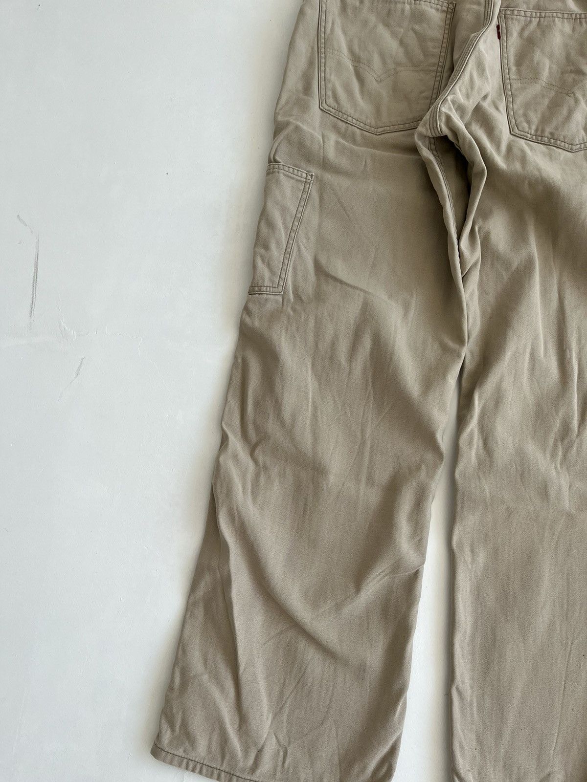 Levi's vintage Levi’s wide leg flare carpenter jeans avant garde Size US 32 / EU 48 - 7 Thumbnail