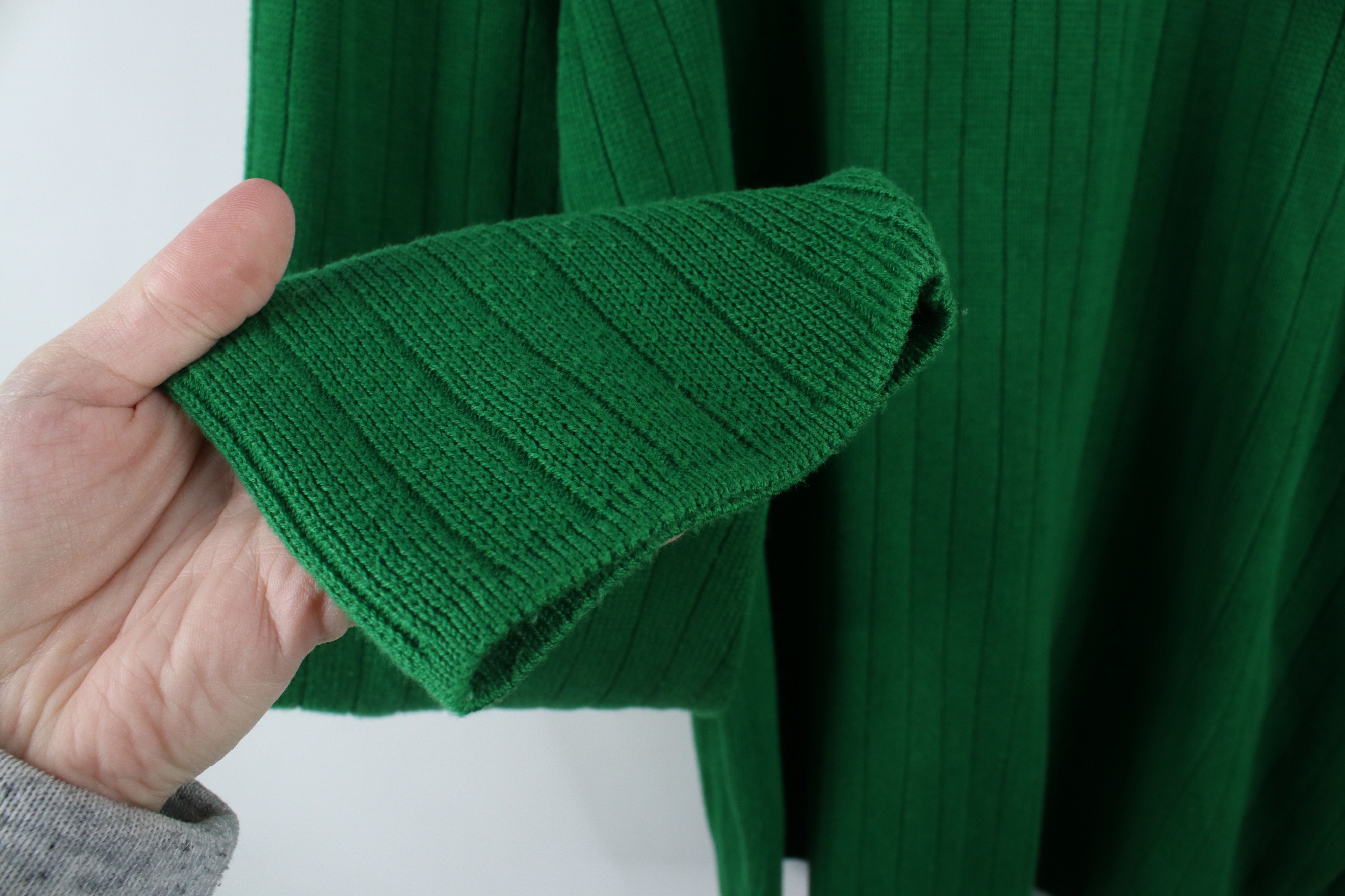 Abercrombie & Fitch × Vintage Vintage 90s Abercrombie & Fitch Ribbed Knit Crewneck Sweater Size US XL / EU 56 / 4 - 6 Thumbnail