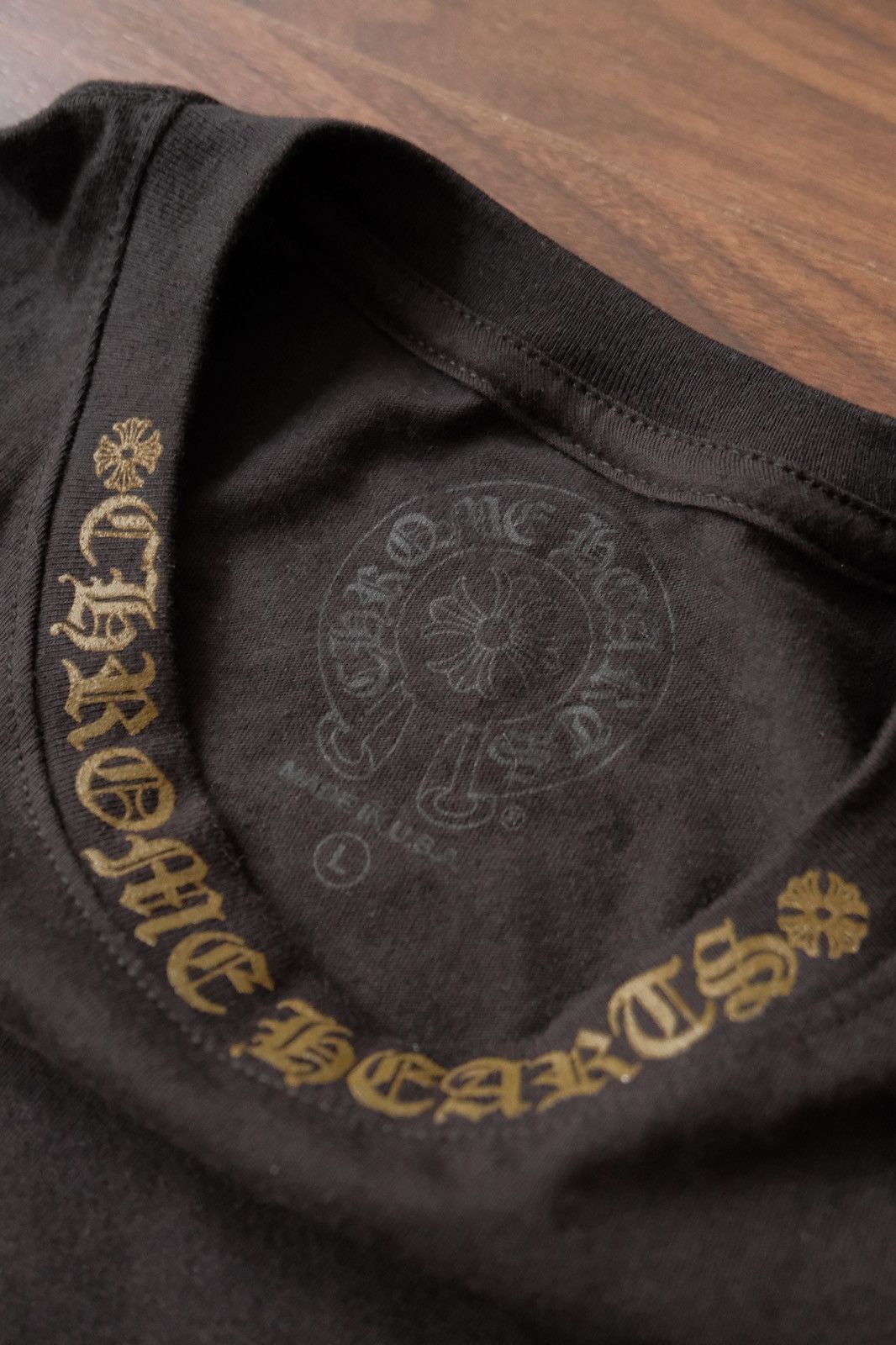 Chrome Hearts Chrome Hearts Neck Logo Tee Size L Size US L / EU 52-54 / 3 - 5 Thumbnail
