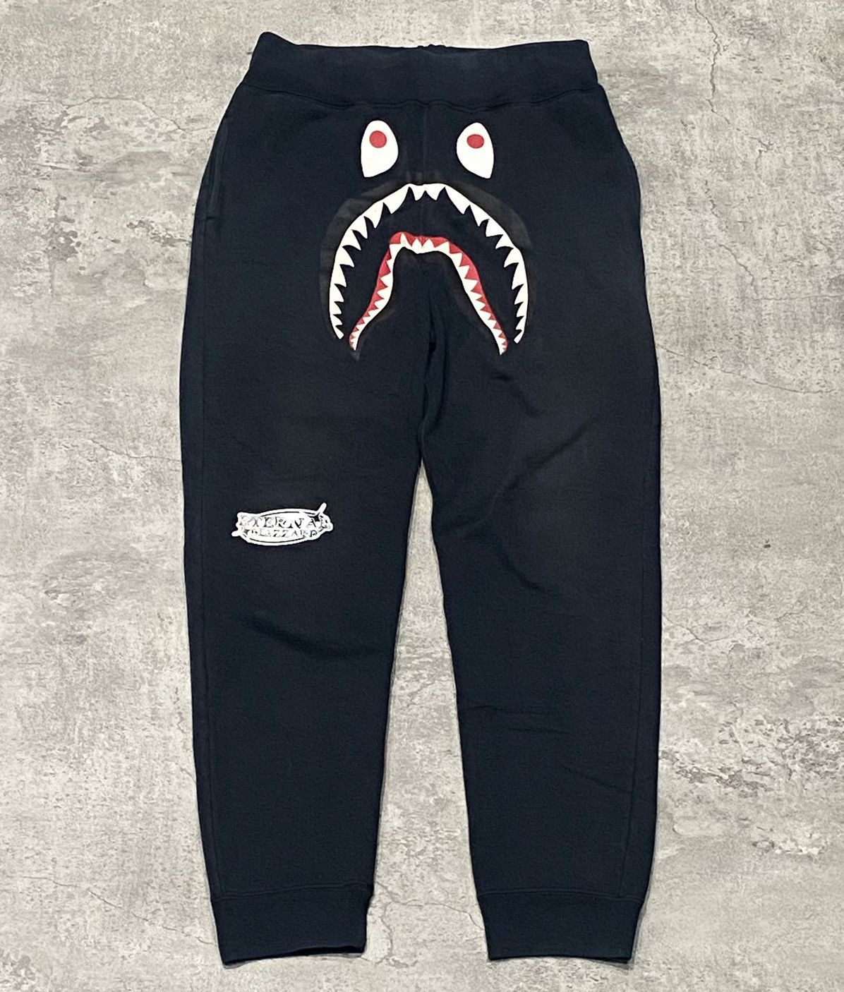 Bape Shark Joggers Navy
